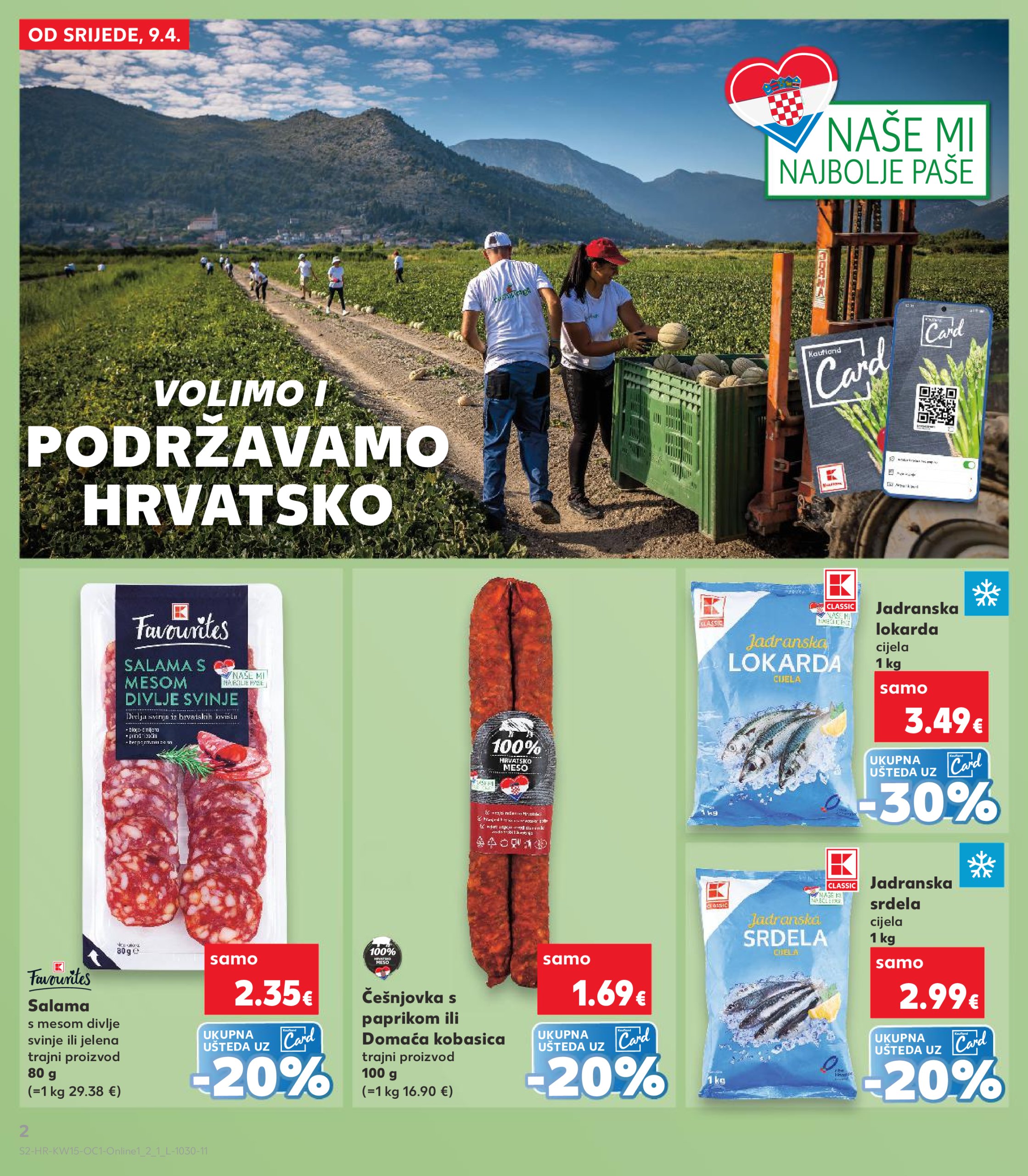 kaufland - Kaufland - Želiš još bogatiju ponudu katalog vrijedi od 09.04. do 15.04. - page: 2