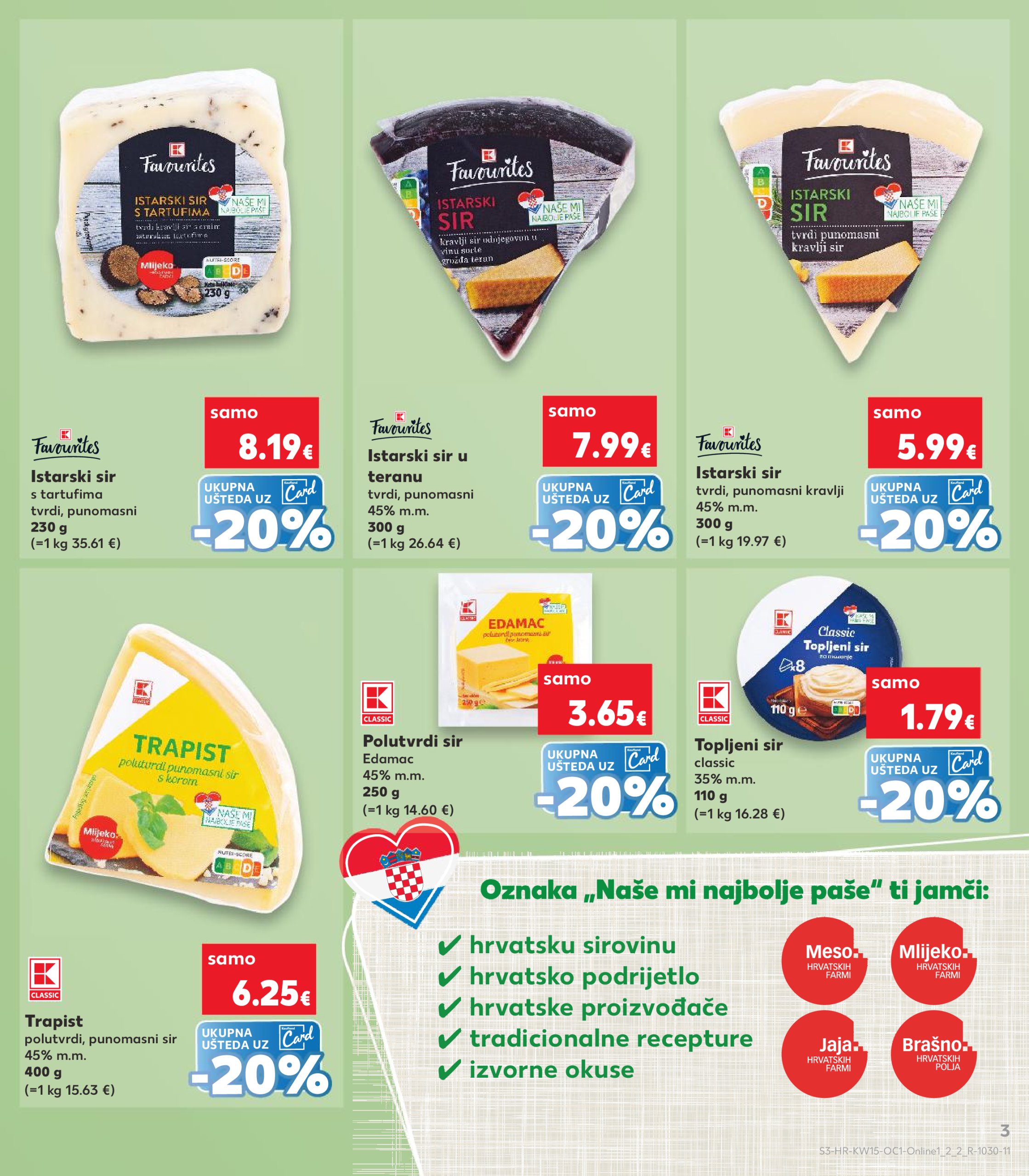 kaufland - Kaufland - Želiš još bogatiju ponudu katalog vrijedi od 09.04. do 15.04. - page: 3