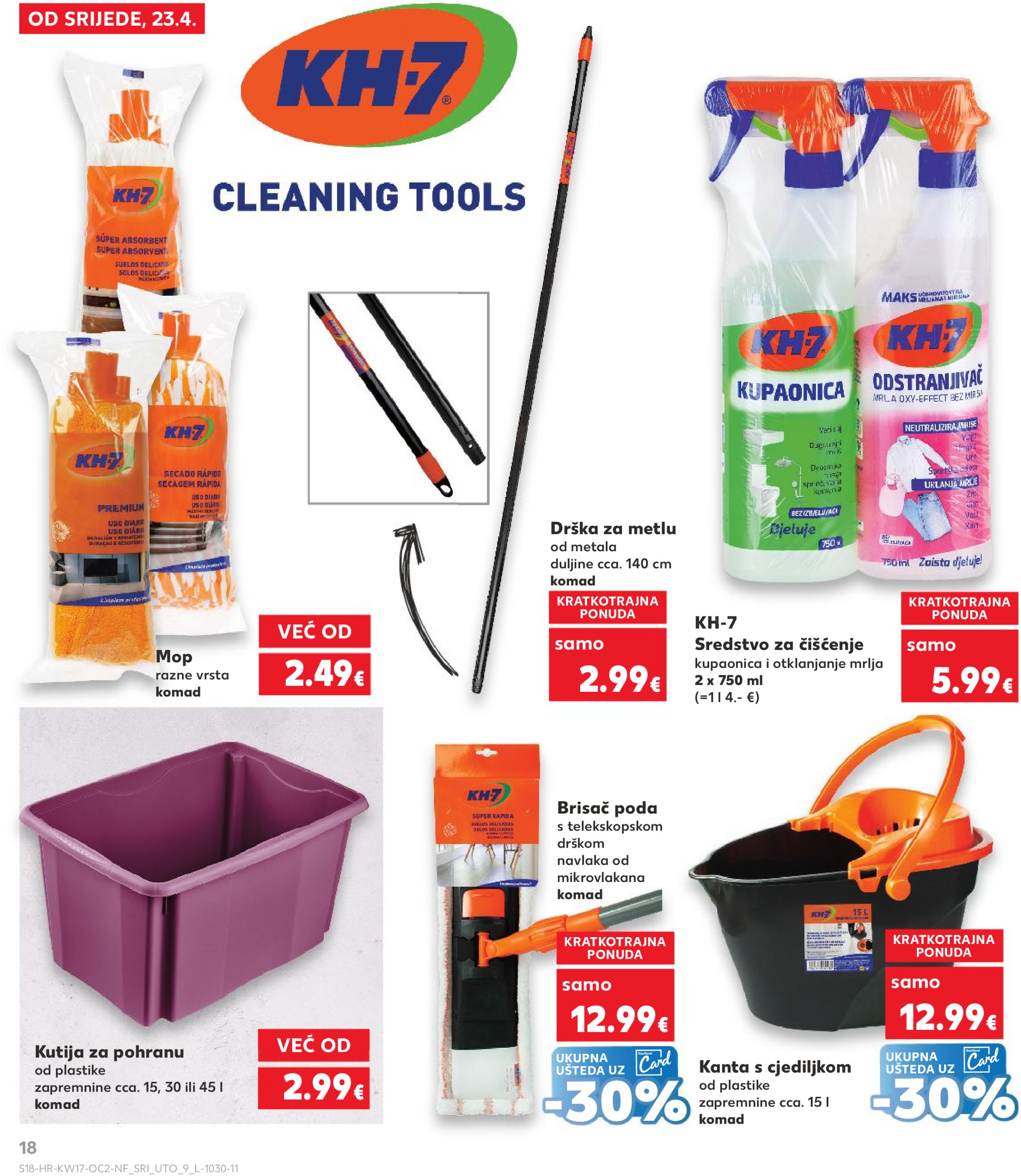kaufland - Kaufland - Neprehrana katalog vrijedi od 23.04. do 29.04. - page: 18