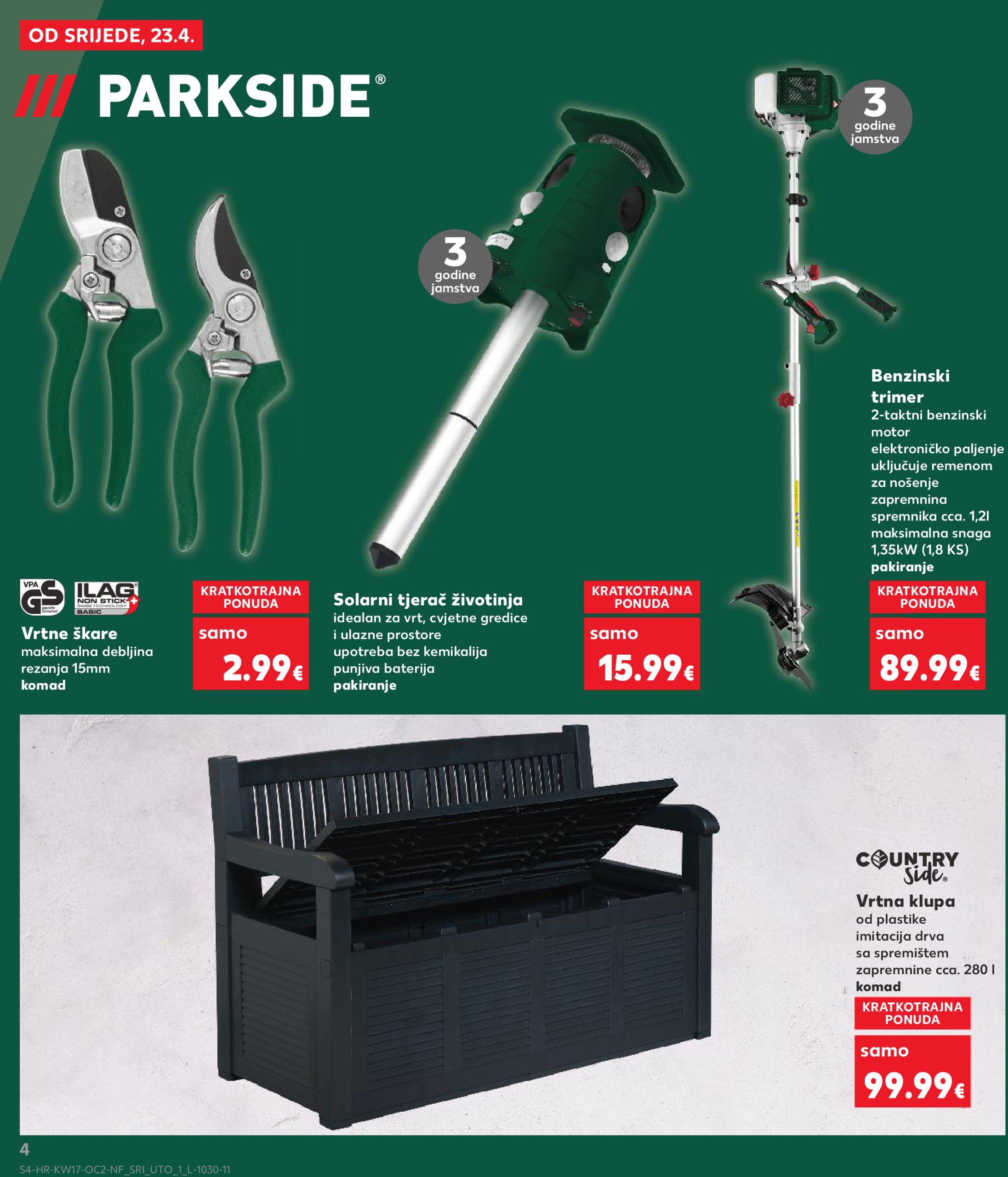 kaufland - Kaufland - Neprehrana katalog vrijedi od 23.04. do 29.04. - page: 4