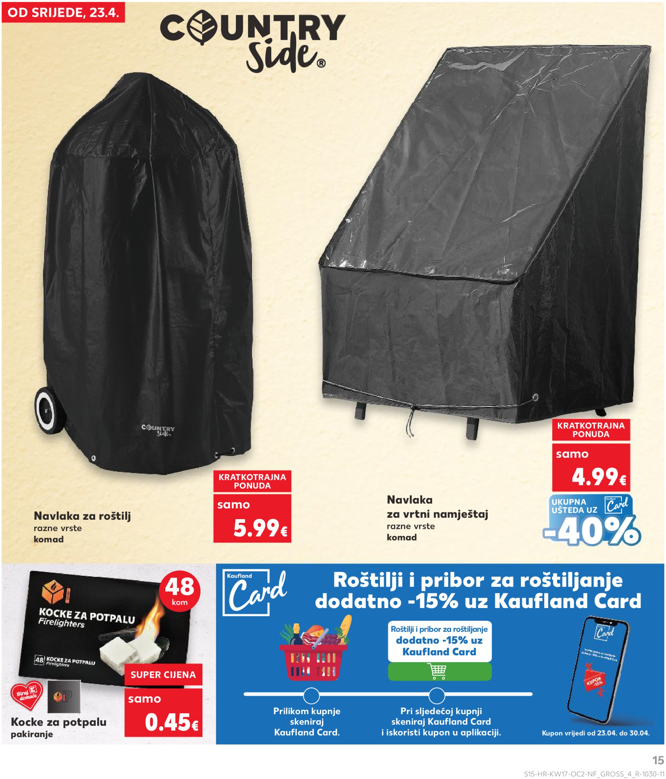 kaufland - Kaufland - Neprehrana katalog vrijedi od 23.04. do 29.04. - page: 15