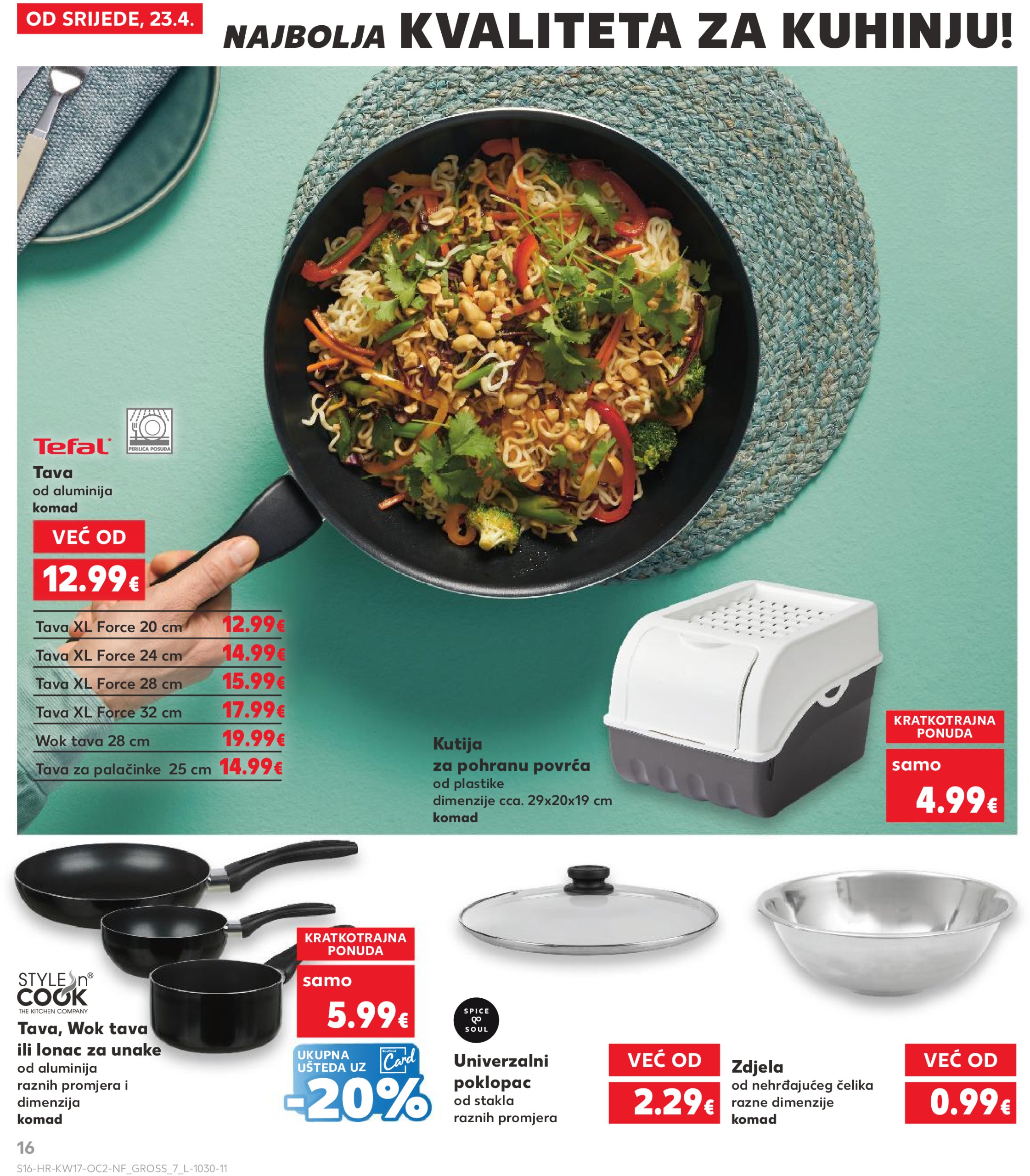 kaufland - Kaufland - Neprehrana katalog vrijedi od 23.04. do 29.04. - page: 16