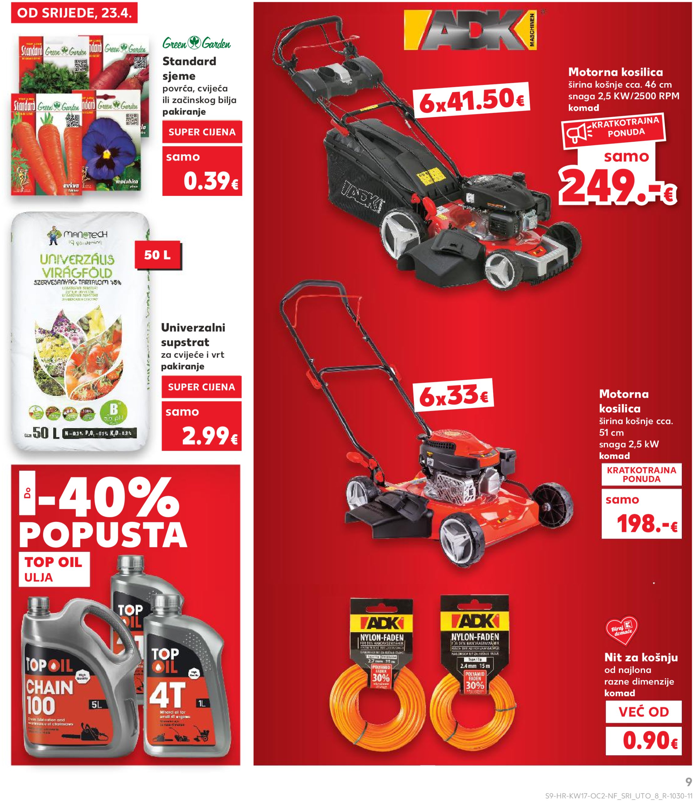 kaufland - Kaufland - Neprehrana katalog vrijedi od 23.04. do 29.04. - page: 9