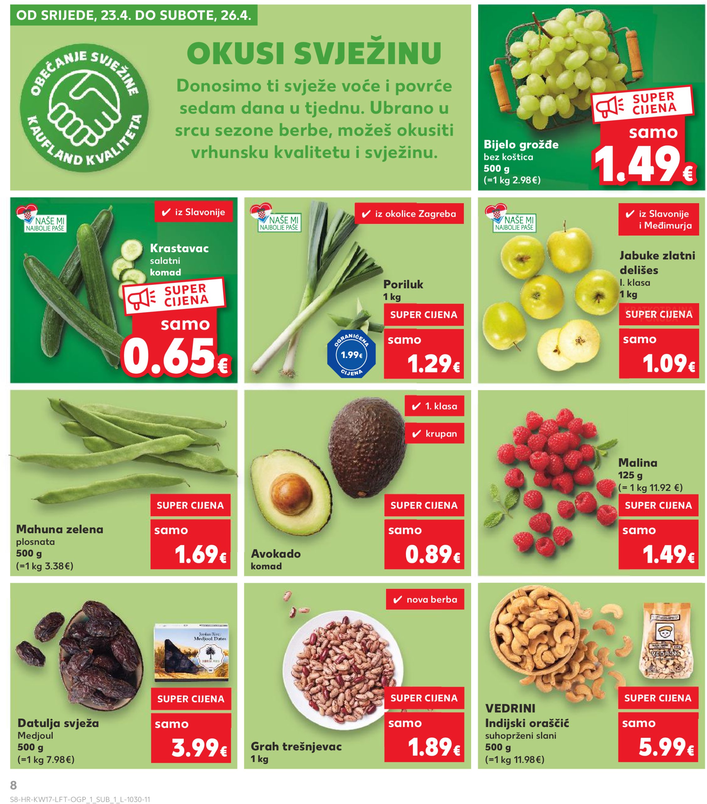 kaufland - Kaufland katalog vrijedi od 23.04. do 29.04. - page: 8