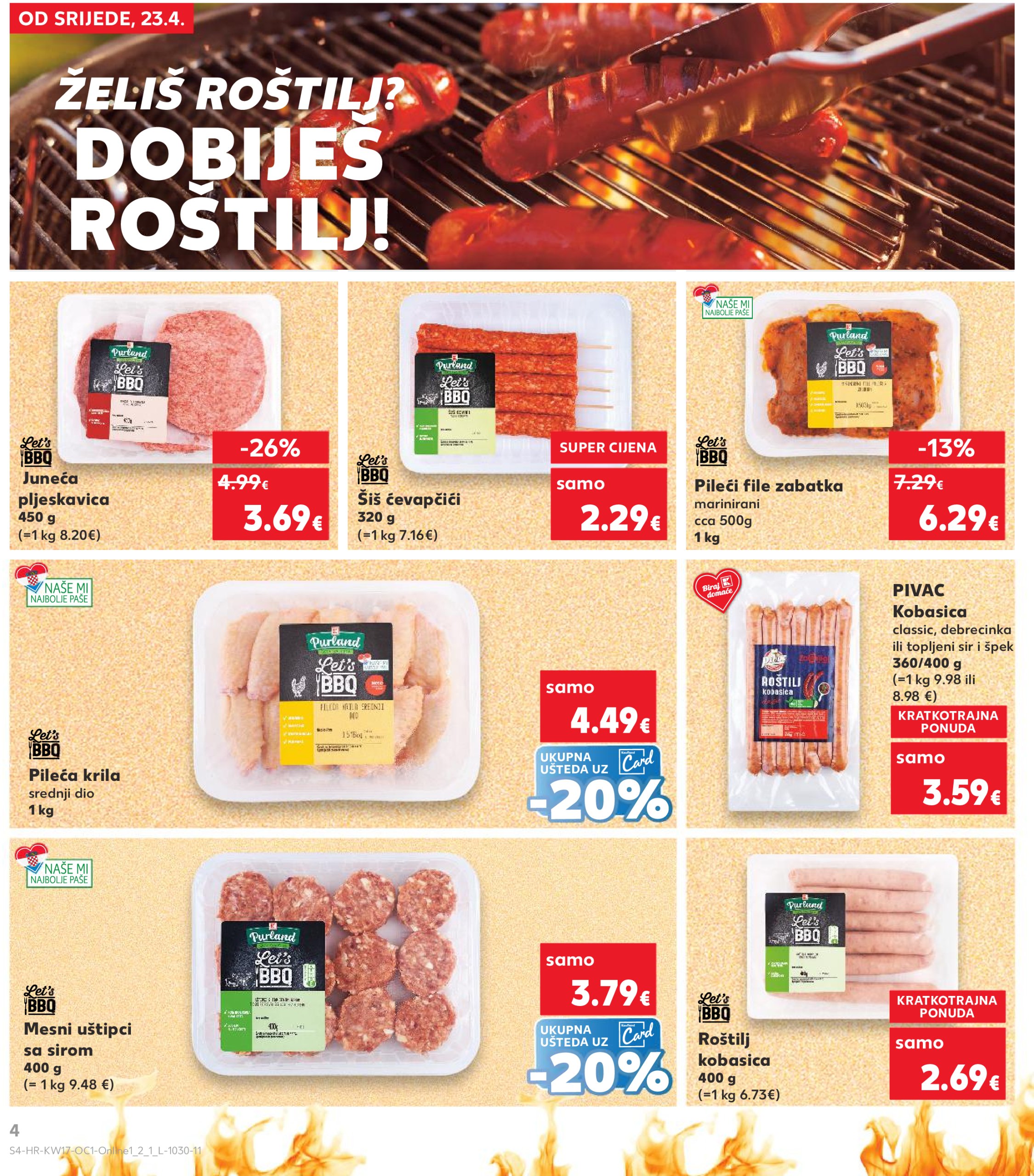 kaufland - Kaufland - Želiš još bogatiju ponudu katalog vrijedi od 23.04. do 29.04. - page: 4