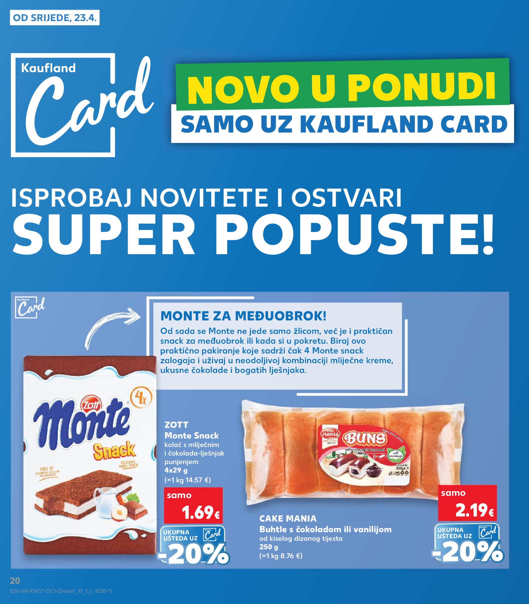 kaufland - Kaufland - Želiš još bogatiju ponudu katalog vrijedi od 23.04. do 29.04. - page: 20