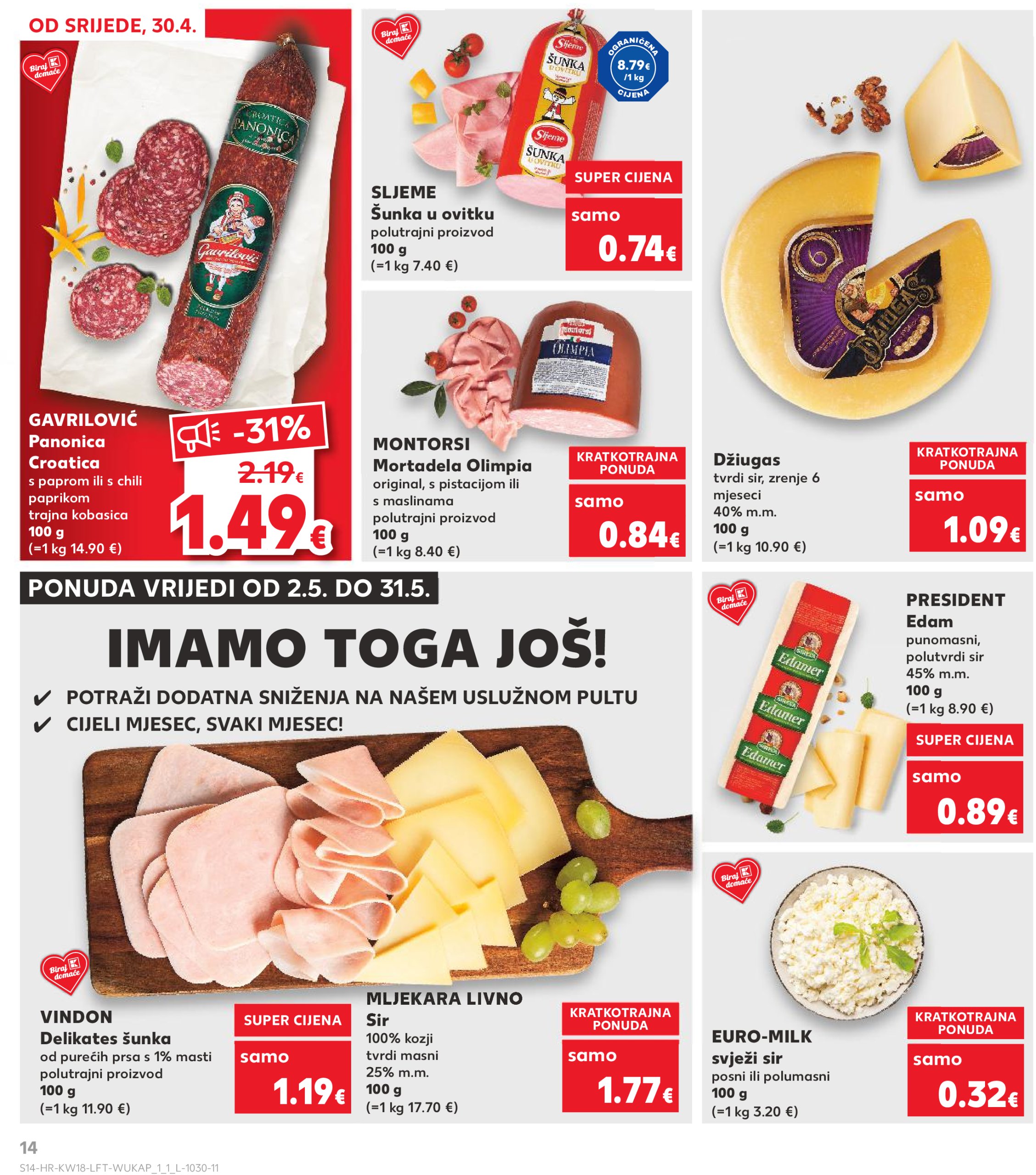 kaufland - Kaufland katalog vrijedi od 30.04. do 06.05. - page: 14