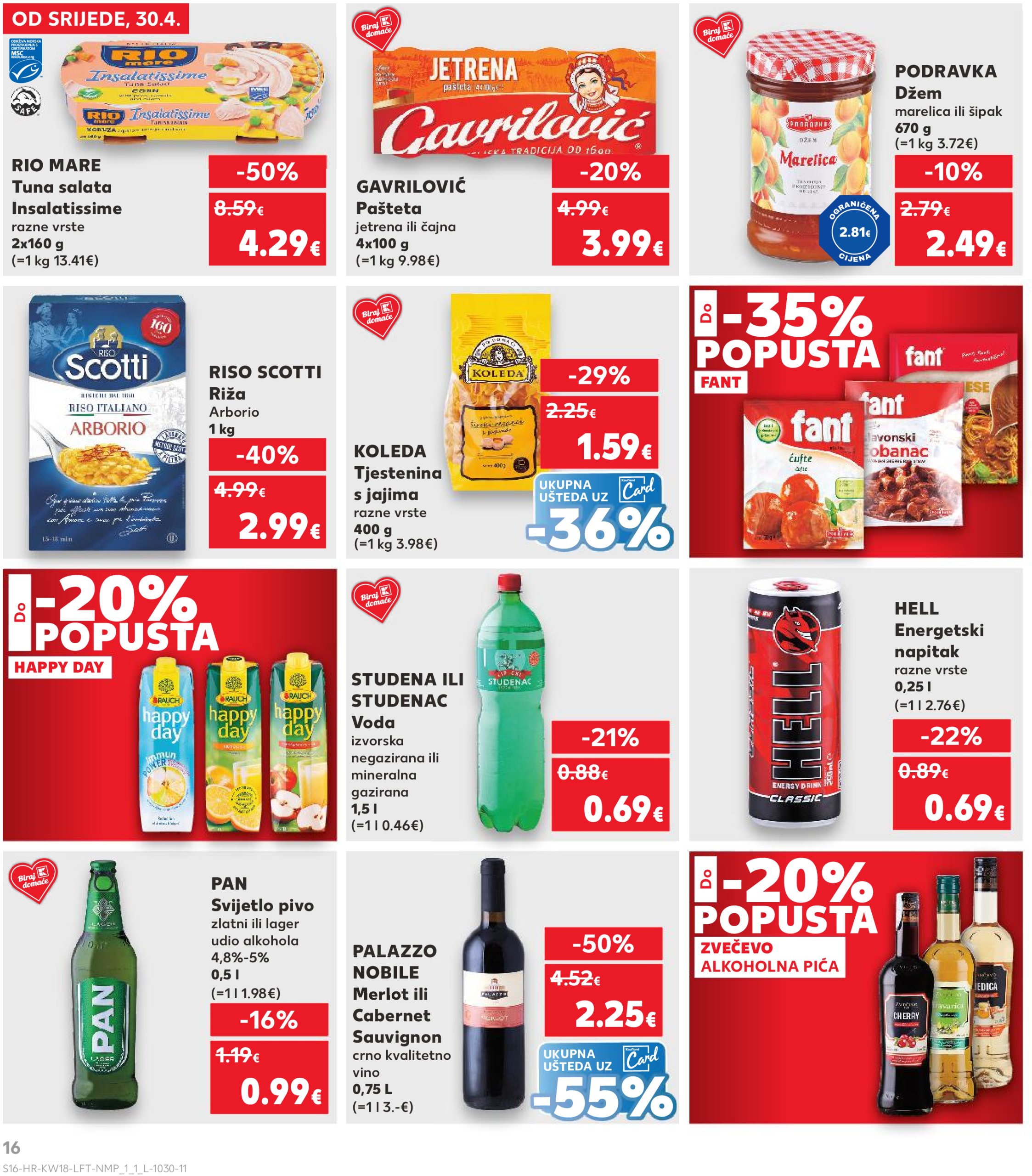 kaufland - Kaufland katalog vrijedi od 30.04. do 06.05. - page: 16