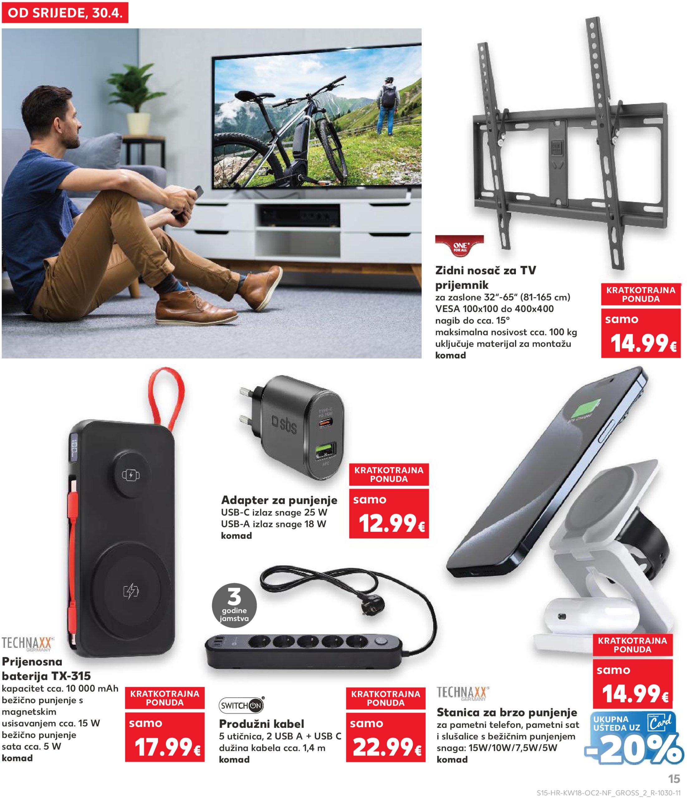 kaufland - Kaufland - Nonfood katalog vrijedi od 30.04. do 06.05. - page: 15
