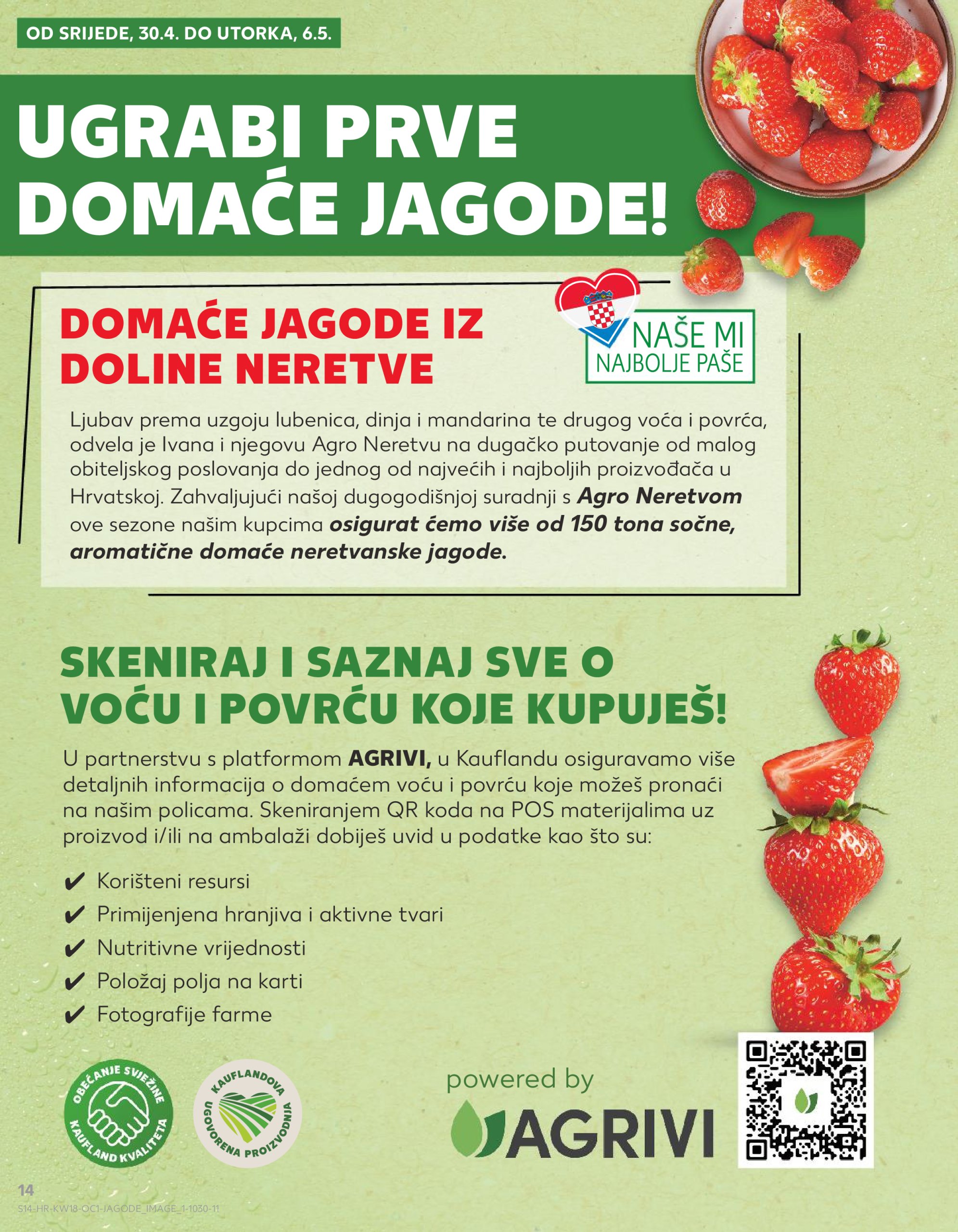 kaufland - Kaufland - Želiš još bogatiju ponudu katalog vrijedi od 30.04. do 06.05. - page: 14
