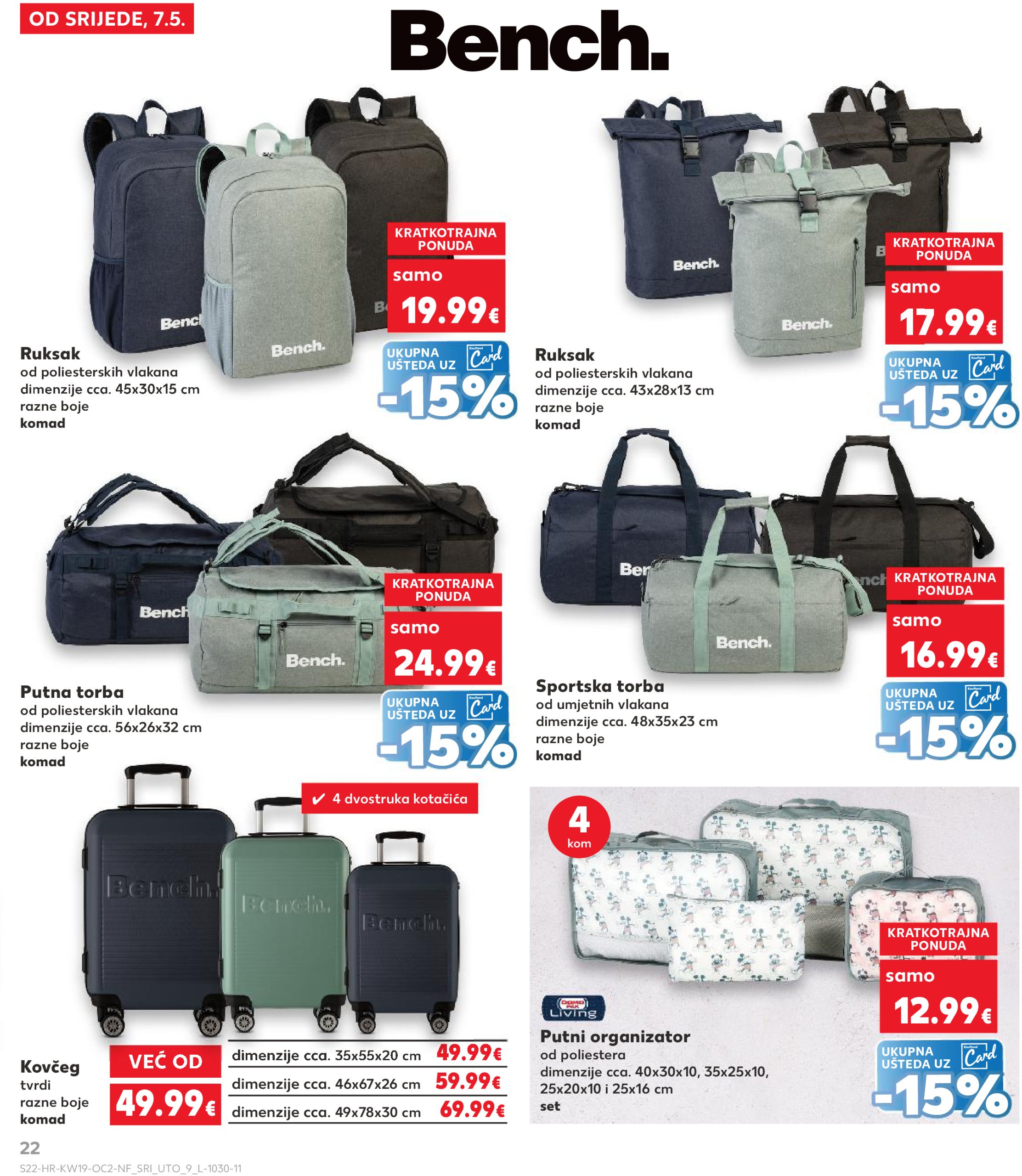 kaufland - Kaufland - Neprehrambenih proizvoda katalog vrijedi od 07.05. do 13.05. - page: 22