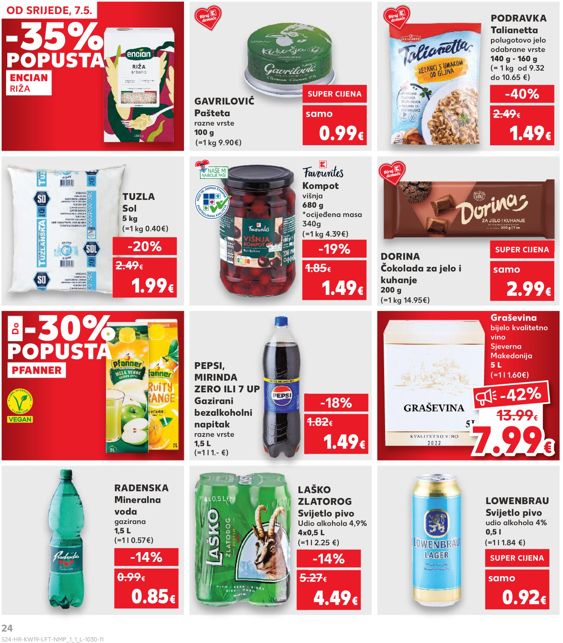 kaufland - Kaufland katalog vrijedi od 07.05. do 13.05. - page: 24 kaufland - Kaufland katalog vrijedi od 07.05. do 13.05. - page: 24