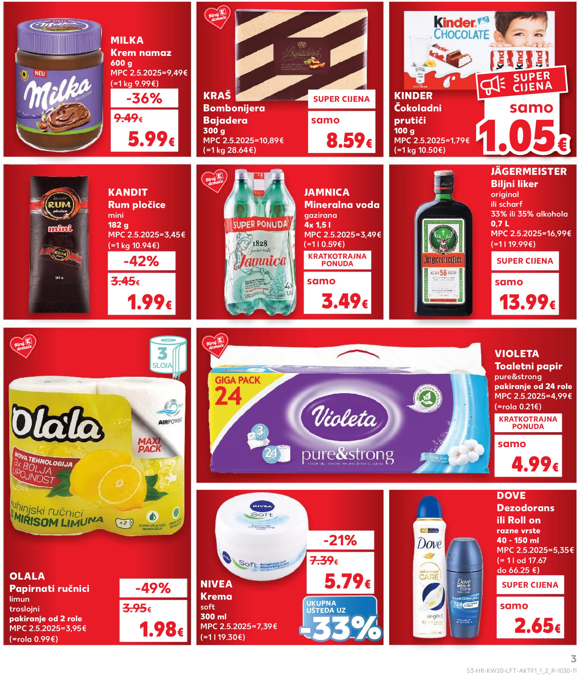 kaufland - Prelistajte ovaj Kaufland katalog, vrijedi od 14.05. do 20.05. - page: 3 kaufland - Prelistajte ovaj Kaufland katalog, vrijedi od 14.05. do 20.05. - page: 3