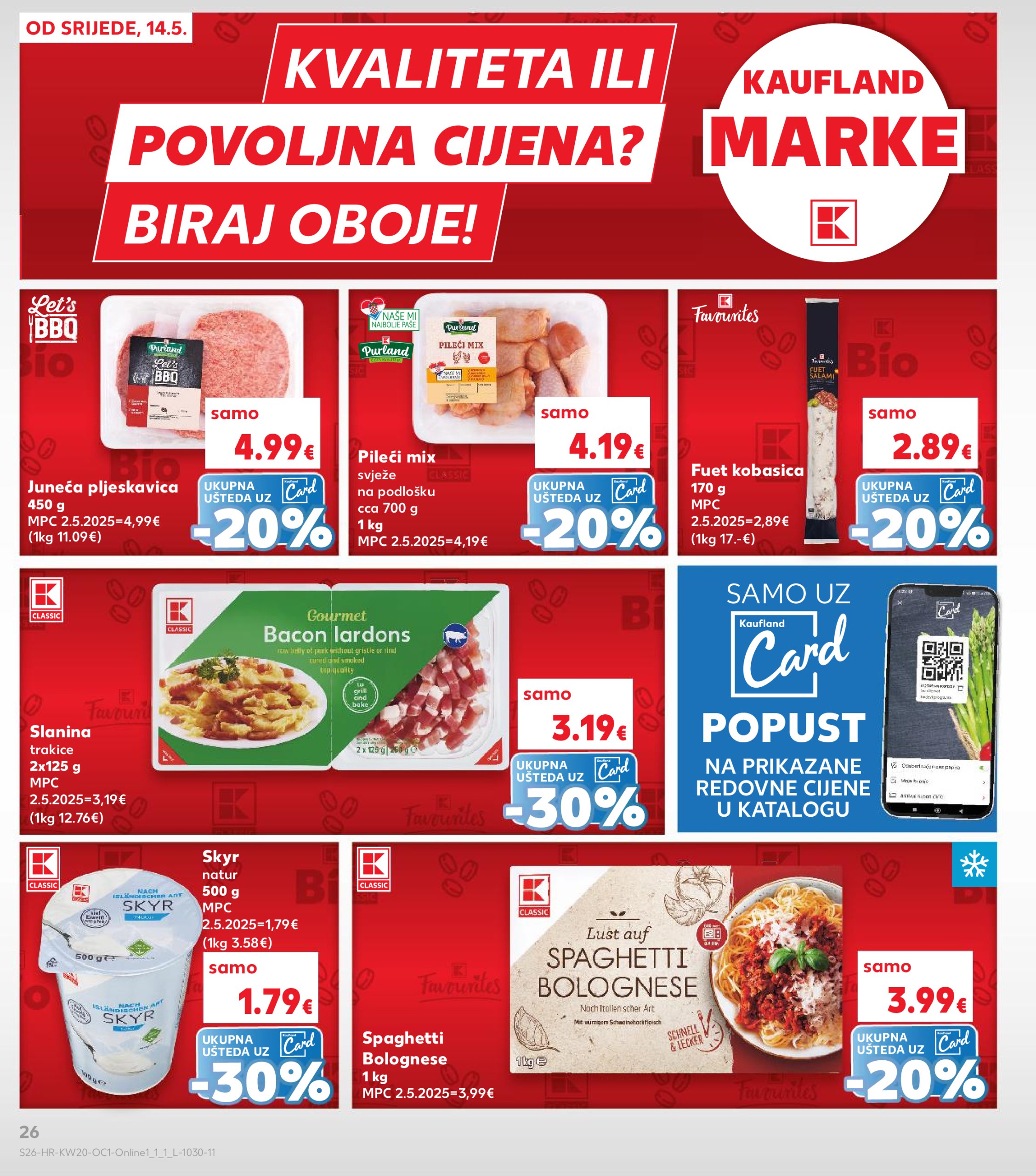kaufland - Prelistajte ovaj Kaufland - Želiš još bogatiju ponudu katalog, vrijedi od 14.05. do 20.05. - page: 26