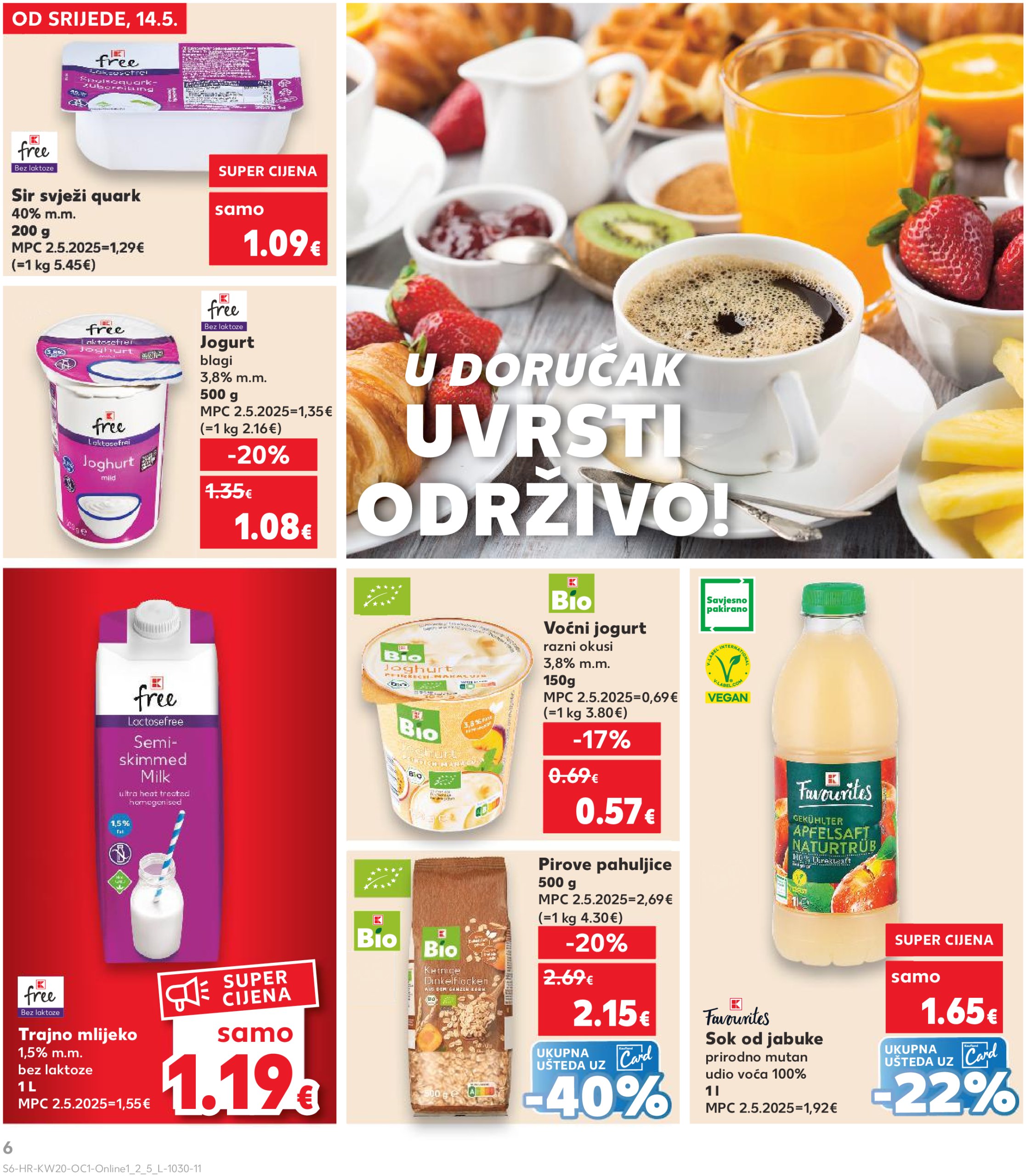 kaufland - Prelistajte ovaj Kaufland - Želiš još bogatiju ponudu katalog, vrijedi od 14.05. do 20.05. - page: 6