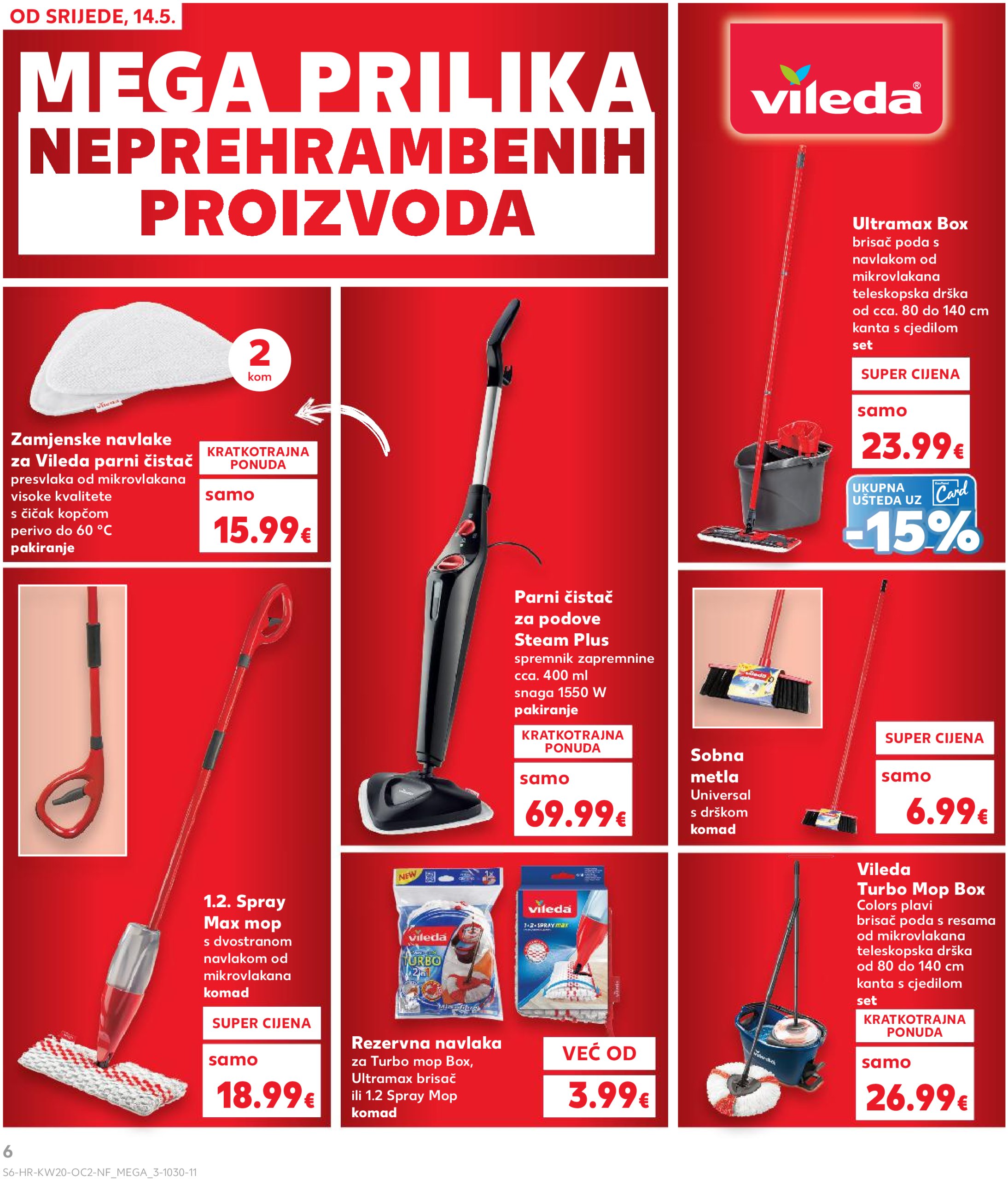 kaufland - Prelistajte ovaj Kaufland - Neprehrambenih proizvoda katalog, vrijedi od 14.05. do 20.05. - page: 6