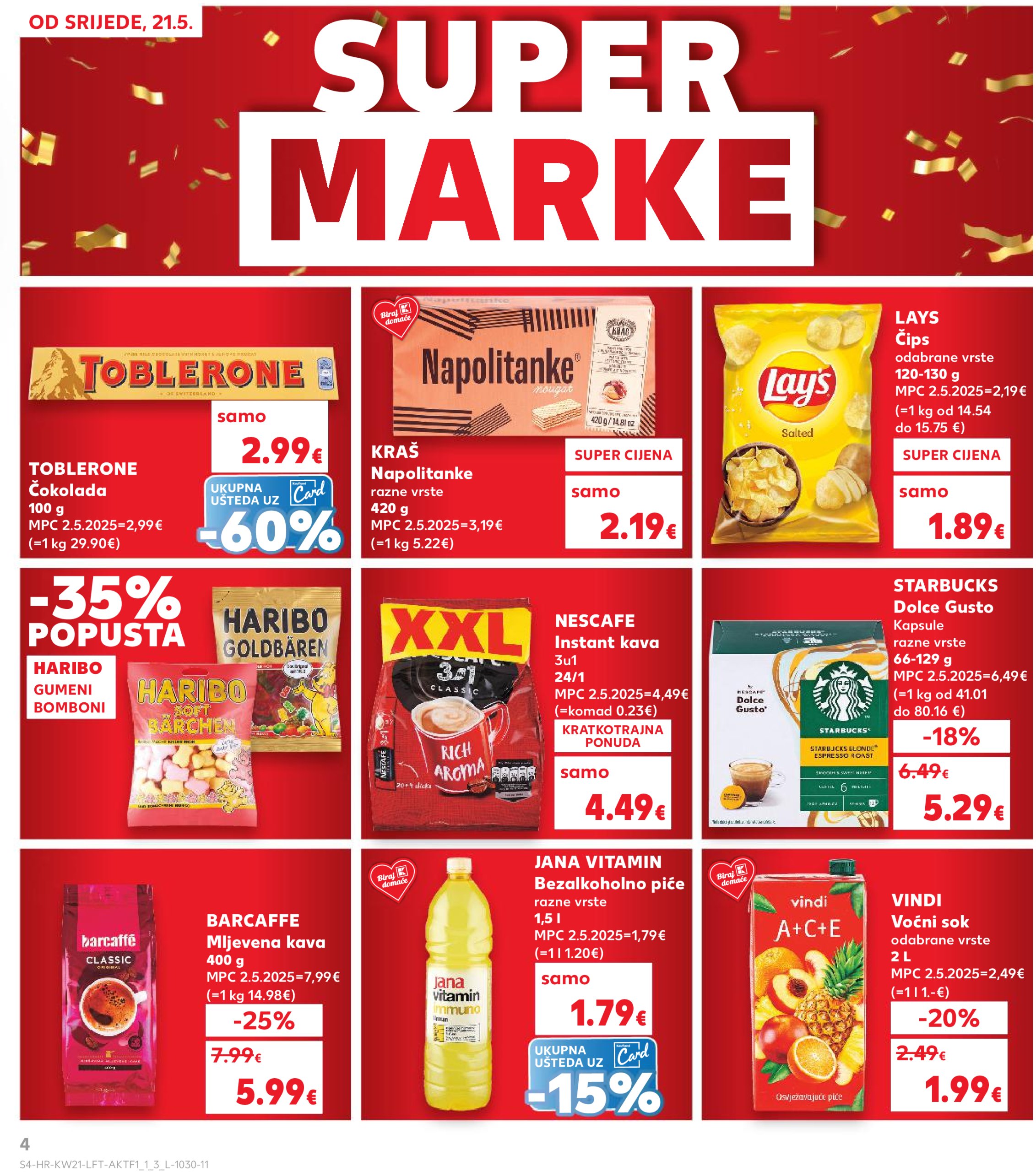 kaufland - Prelistajte ovaj Kaufland katalog, vrijedi od 21.05. do 27.05. - page: 4