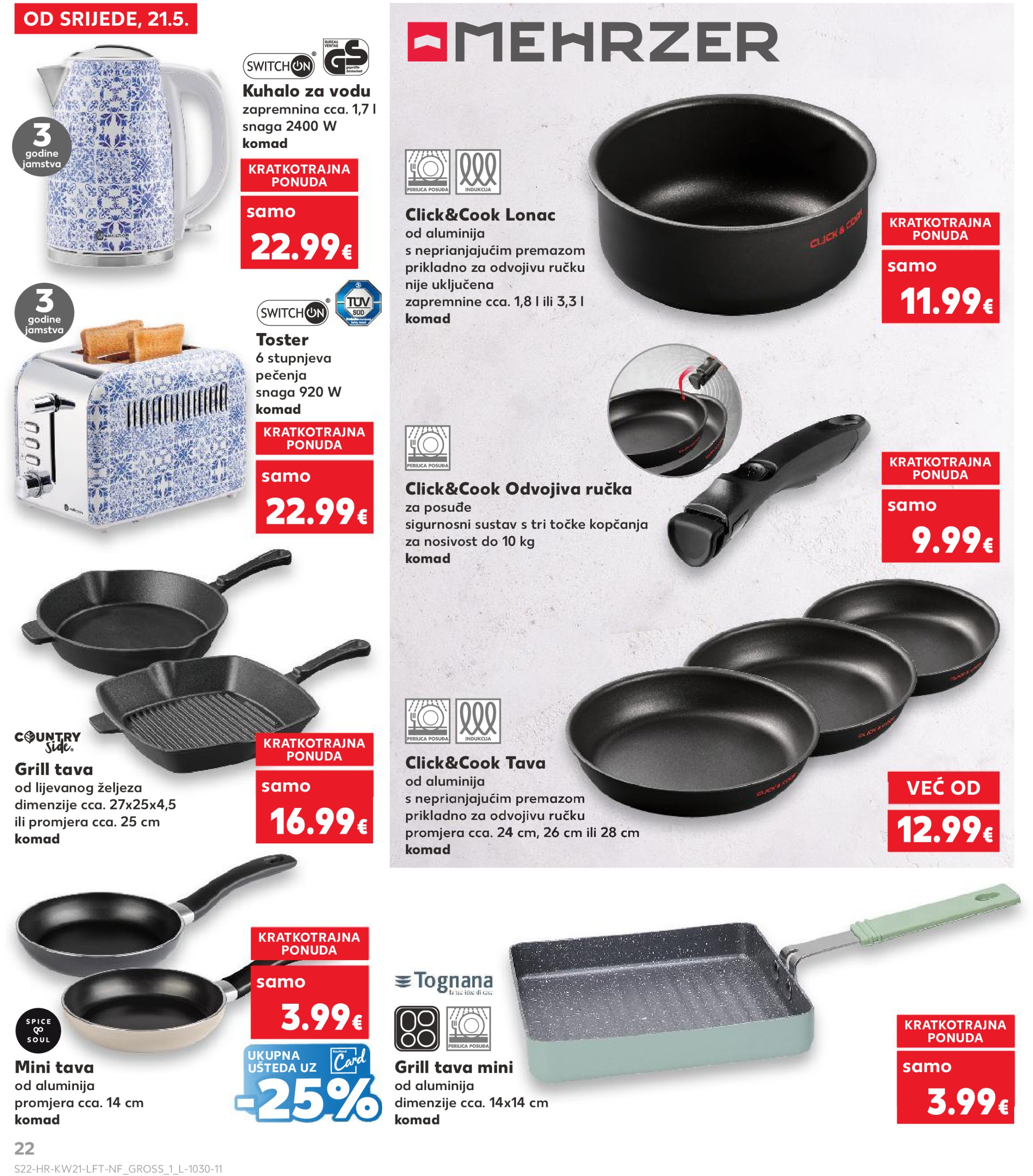 kaufland - Prelistajte ovaj Kaufland katalog, vrijedi od 21.05. do 27.05. - page: 22