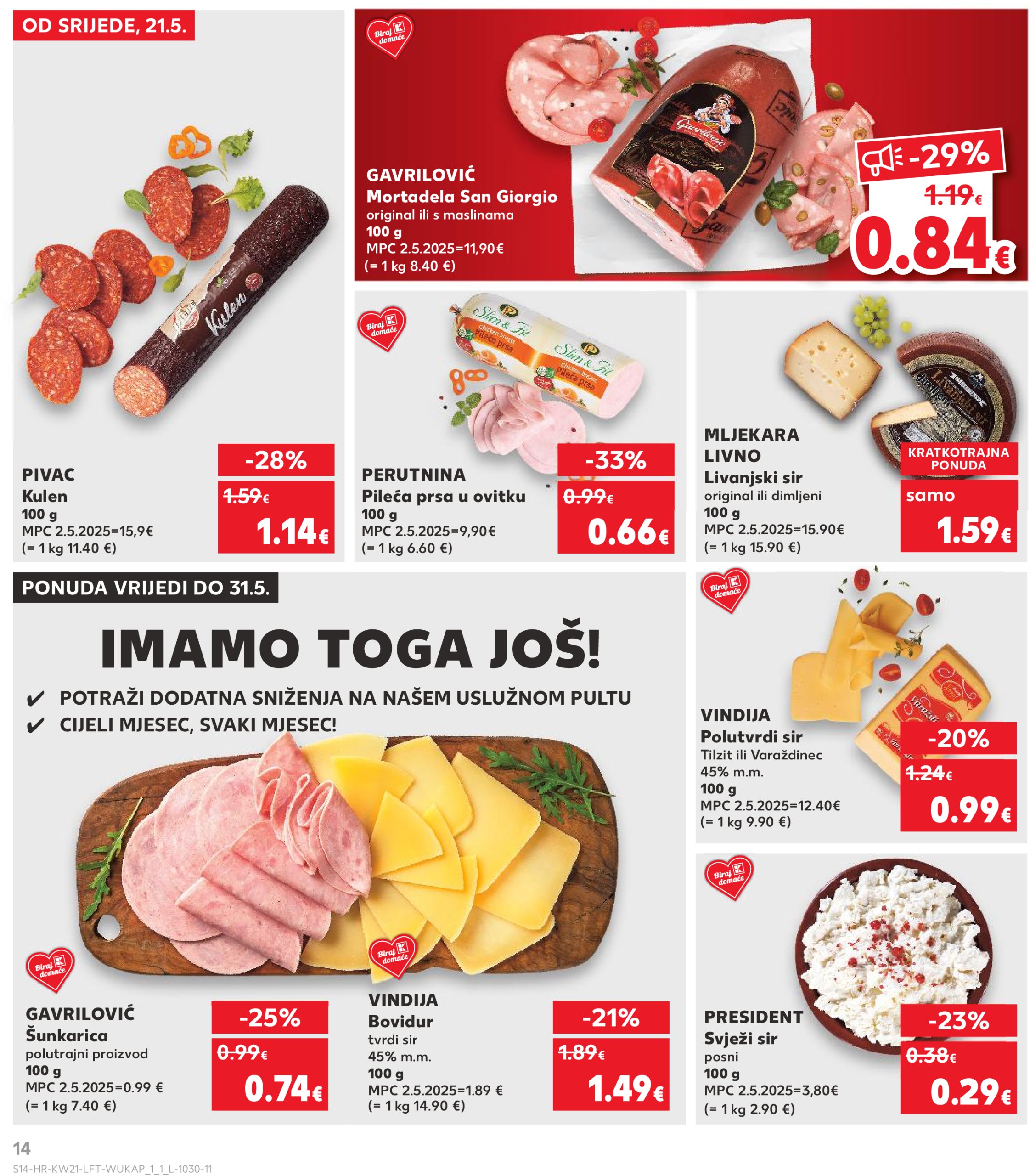 kaufland - Prelistajte ovaj Kaufland katalog, vrijedi od 21.05. do 27.05. - page: 14