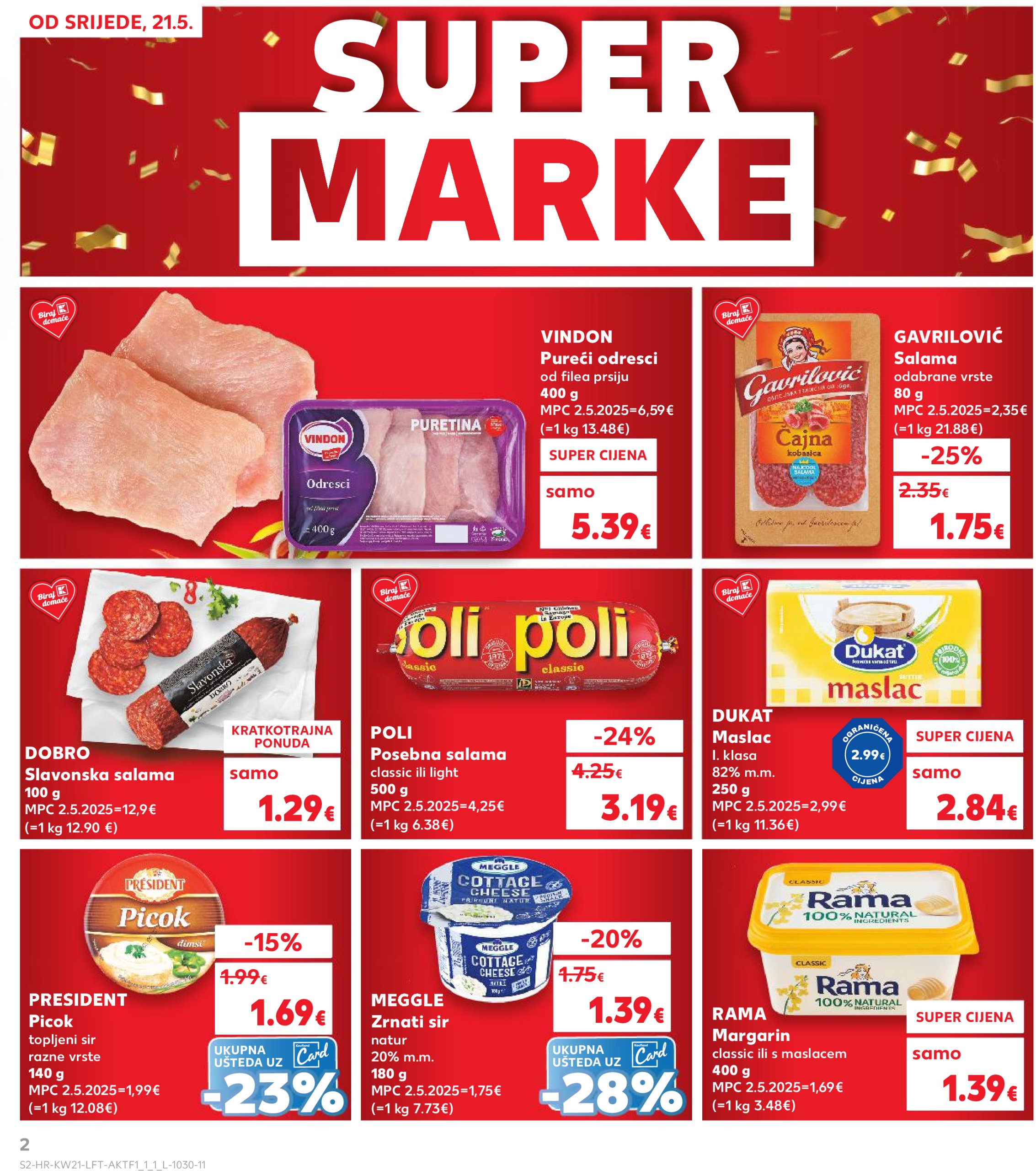 kaufland - Prelistajte ovaj Kaufland katalog, vrijedi od 21.05. do 27.05. - page: 2