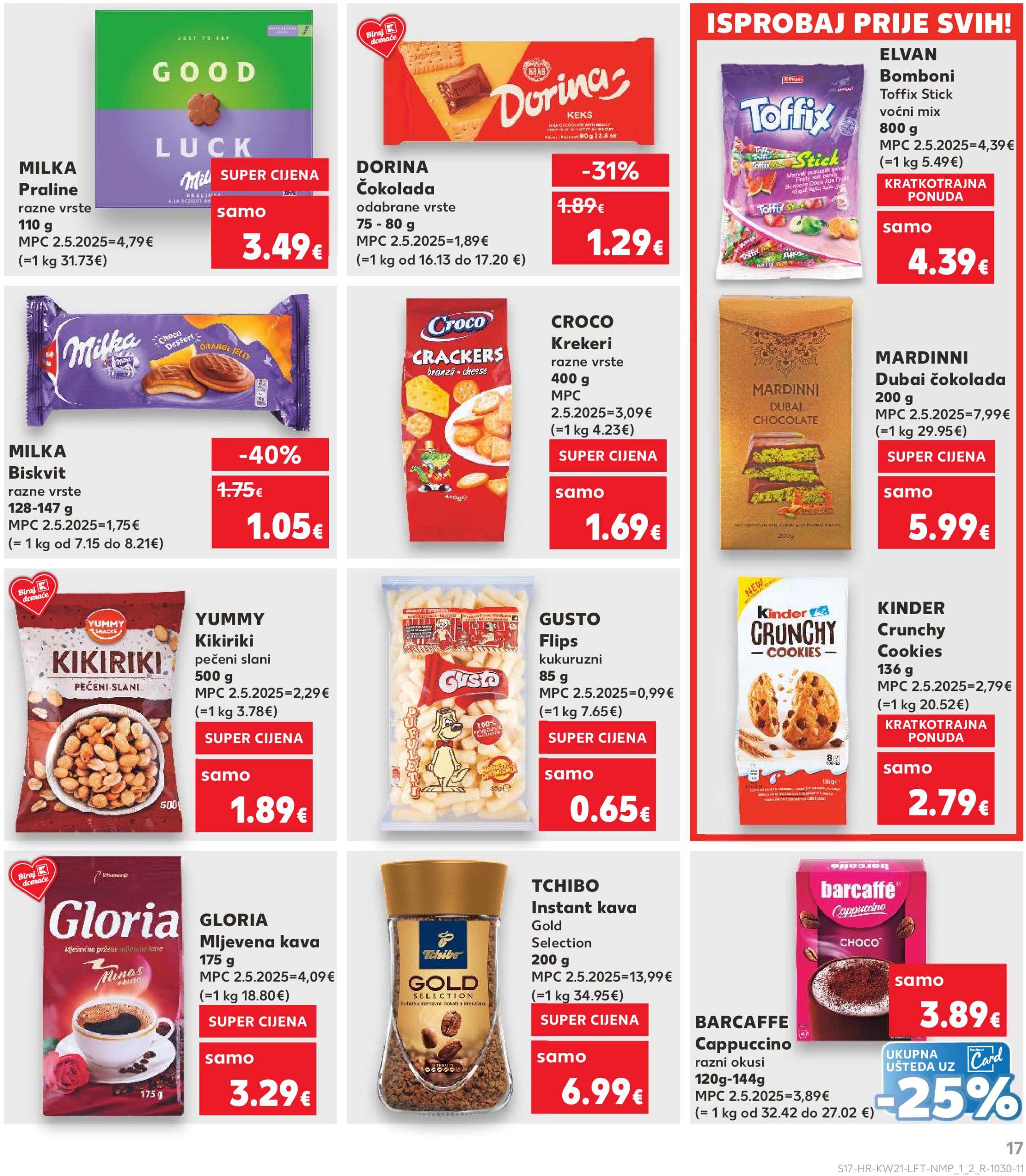 kaufland - Prelistajte ovaj Kaufland katalog, vrijedi od 21.05. do 27.05. - page: 17