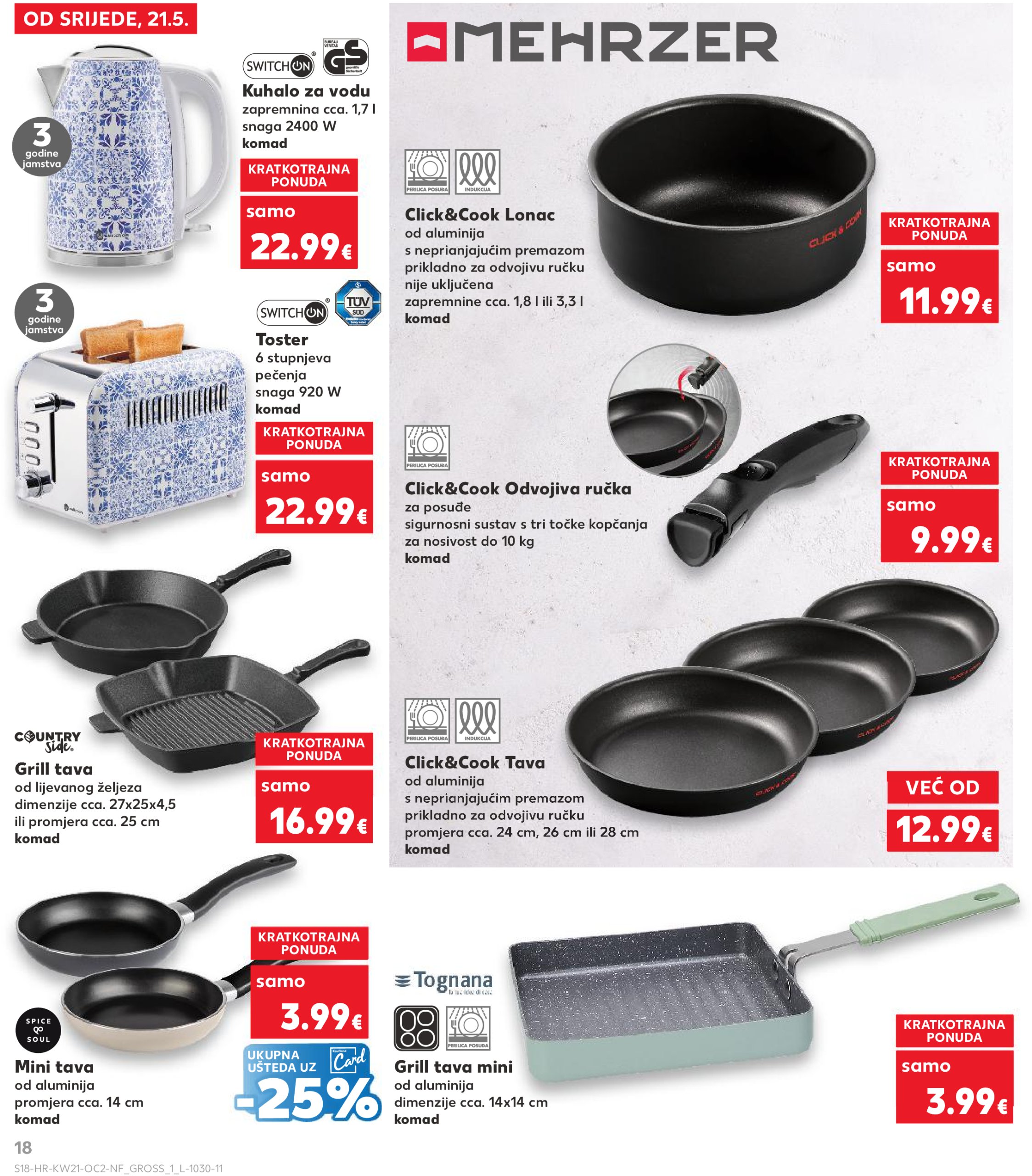 kaufland - Prelistajte ovaj Kaufland - Neprehrambenih proizvoda katalog, vrijedi od 21.05. do 27.05. - page: 18