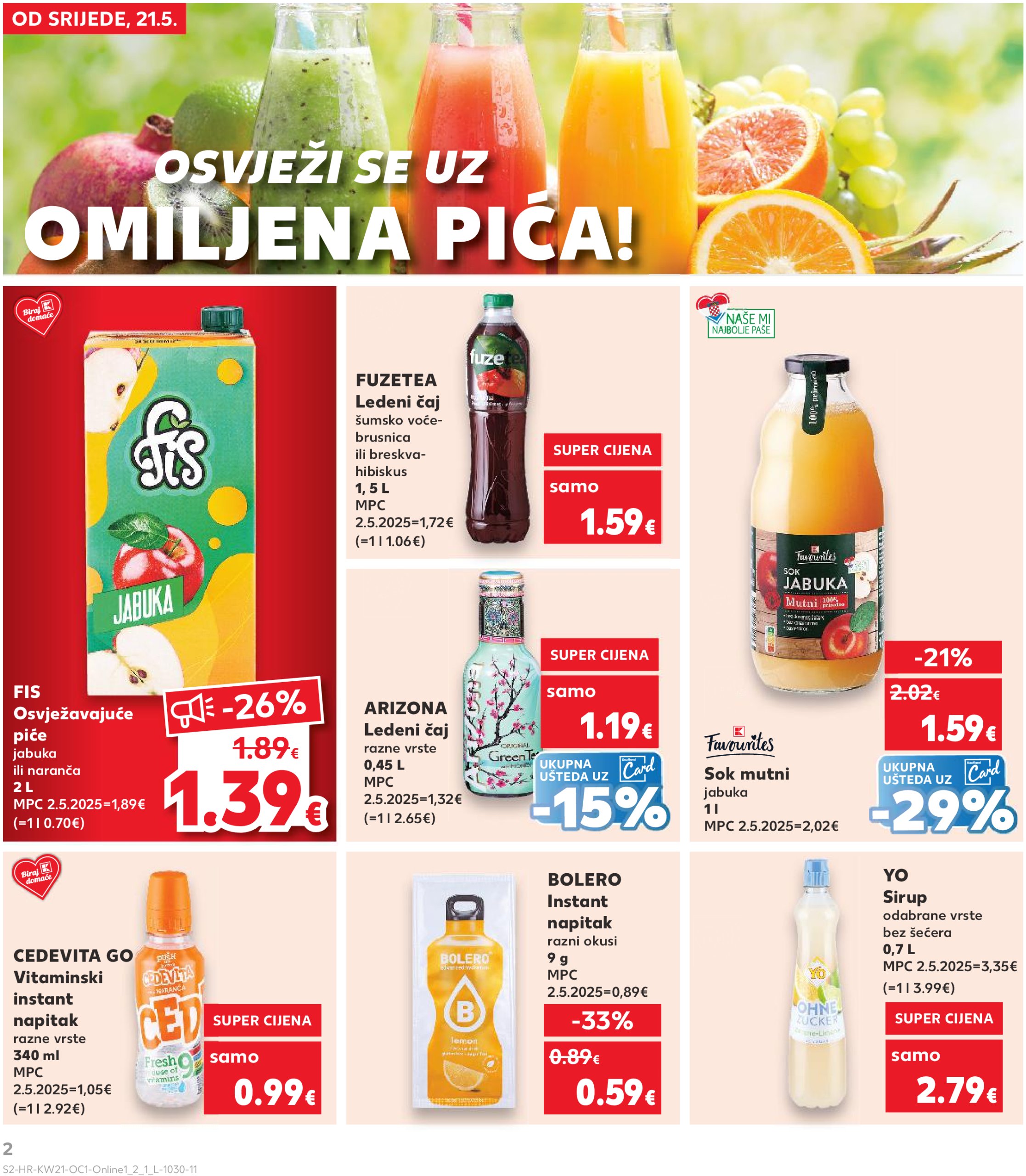 kaufland - Prelistajte ovaj Kaufland - Želiš još bogatiju ponudu katalog, vrijedi od 21.05. do 27.05. - page: 2