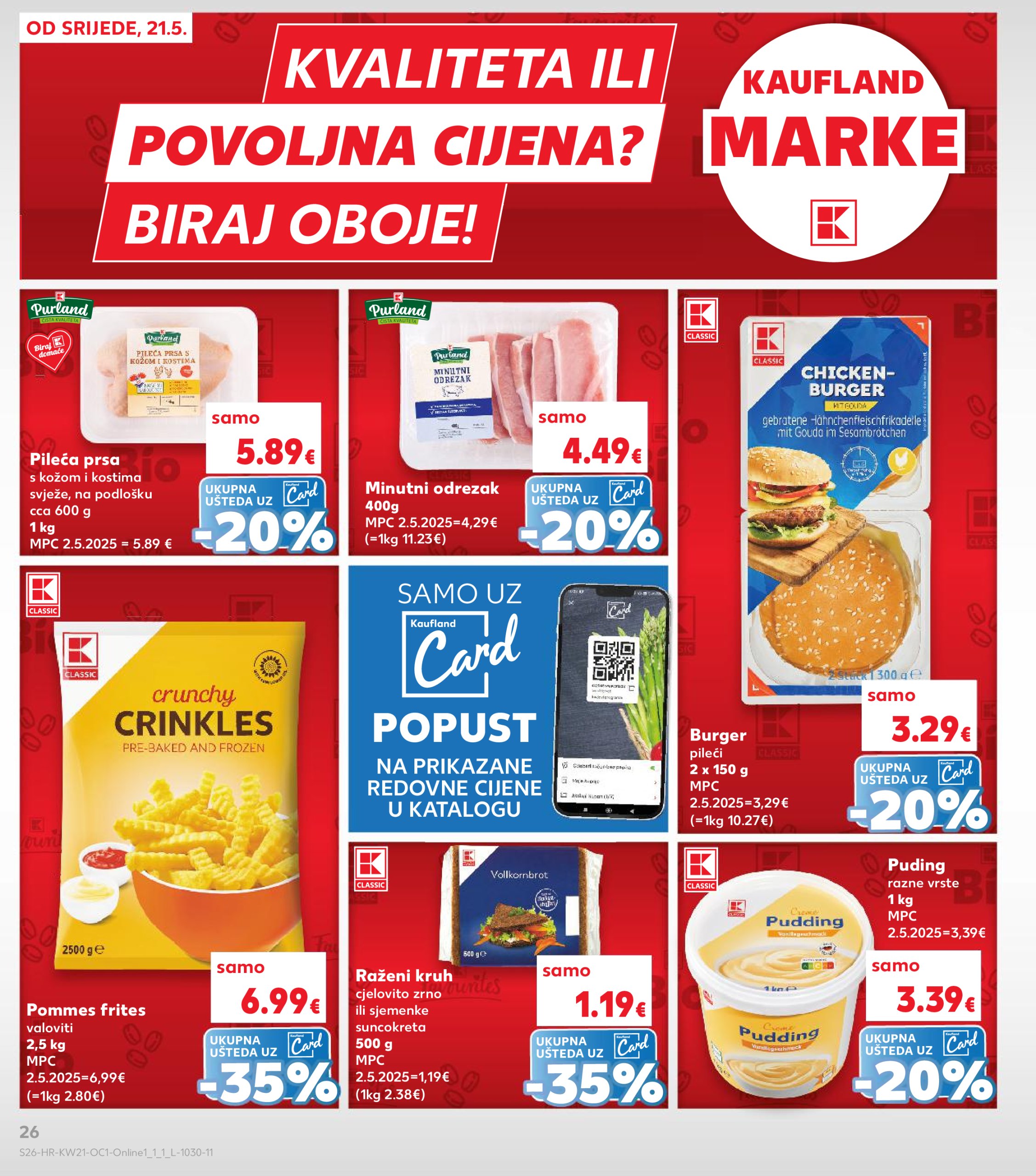 kaufland - Prelistajte ovaj Kaufland - Želiš još bogatiju ponudu katalog, vrijedi od 21.05. do 27.05. - page: 26