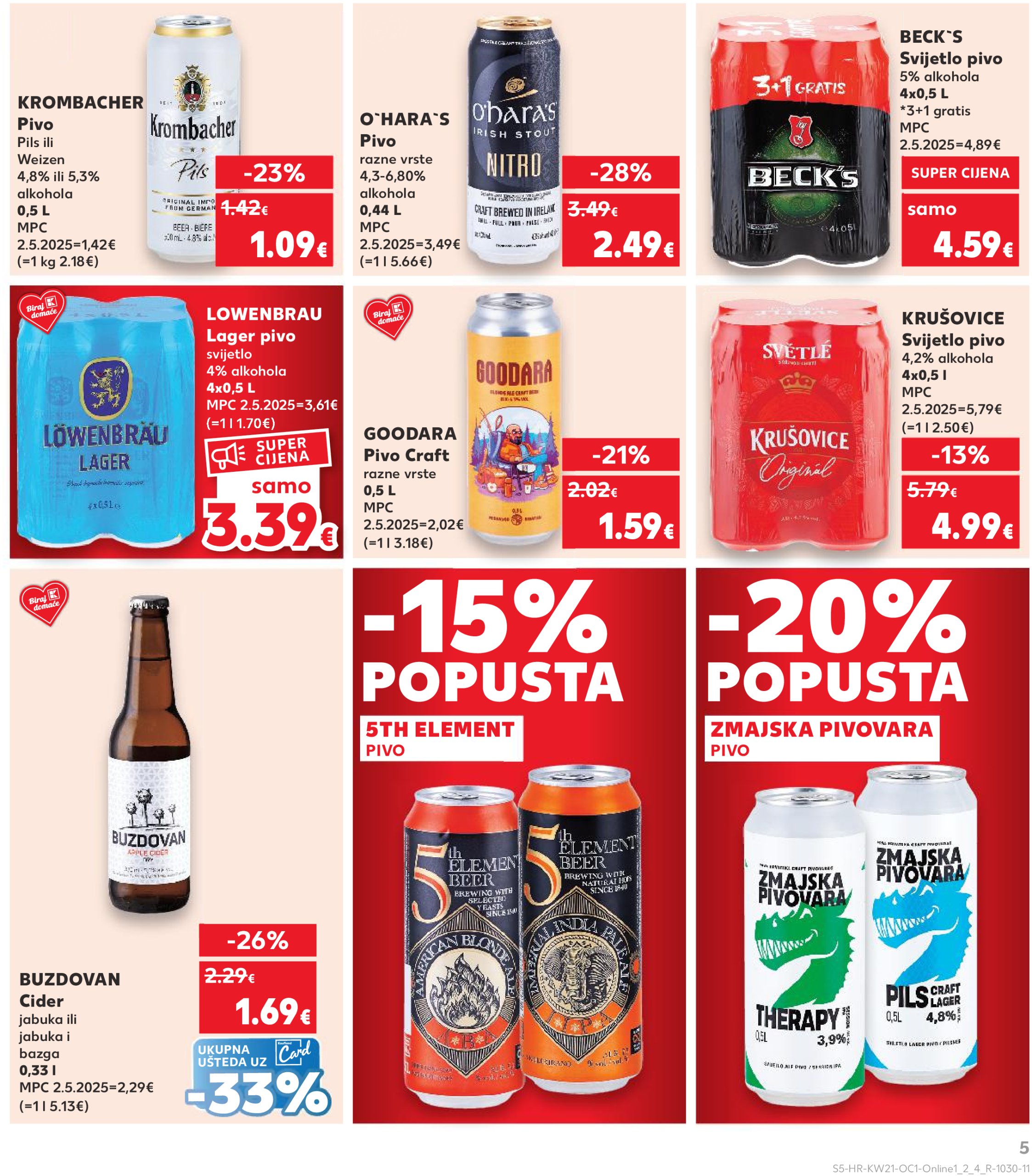 kaufland - Prelistajte ovaj Kaufland - Želiš još bogatiju ponudu katalog, vrijedi od 21.05. do 27.05. - page: 5