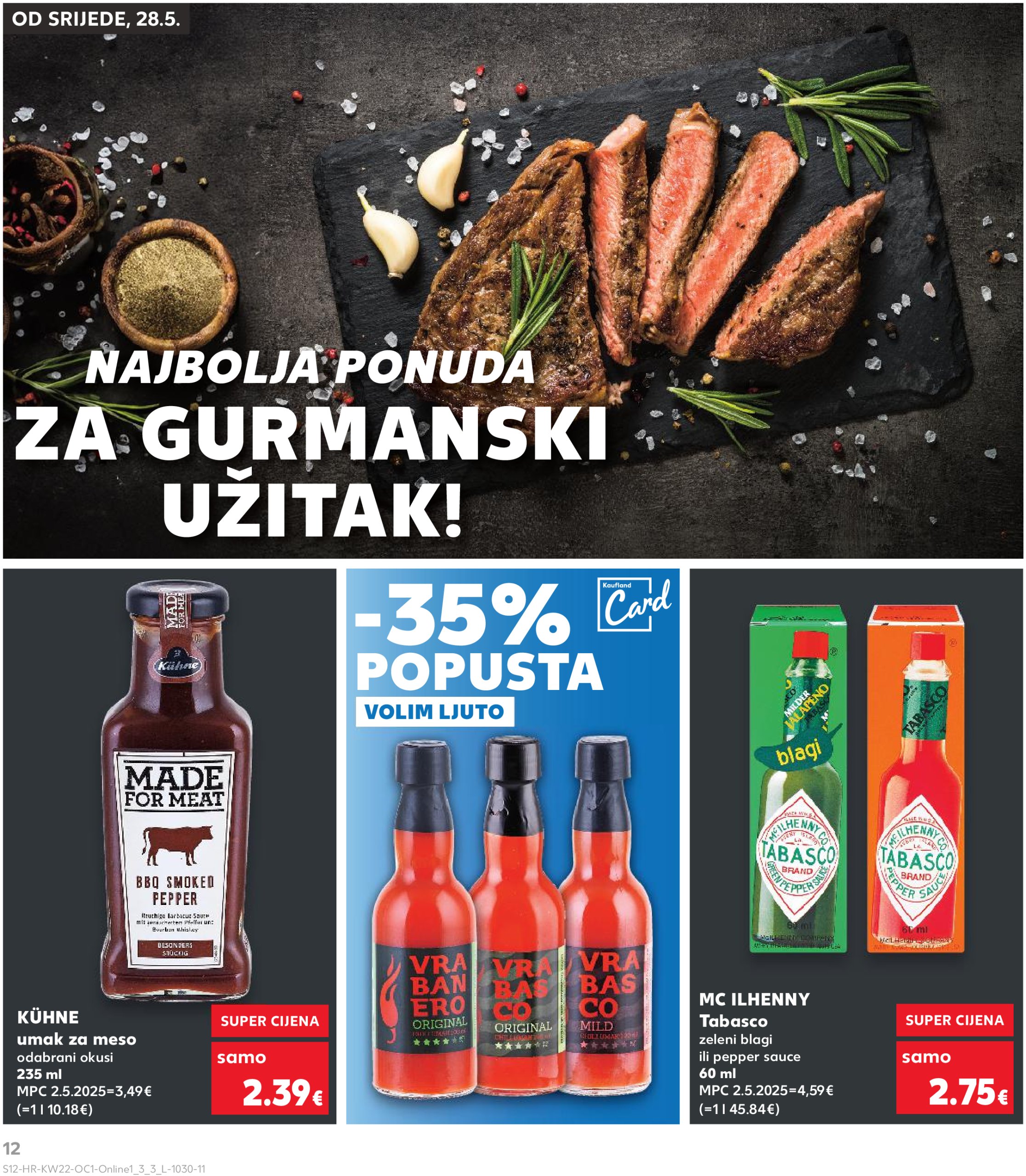kaufland - Prelistajte ovaj Kaufland - Želiš još bogatiju ponudu katalog, vrijedi od 28.05. do 03.06. - page: 12