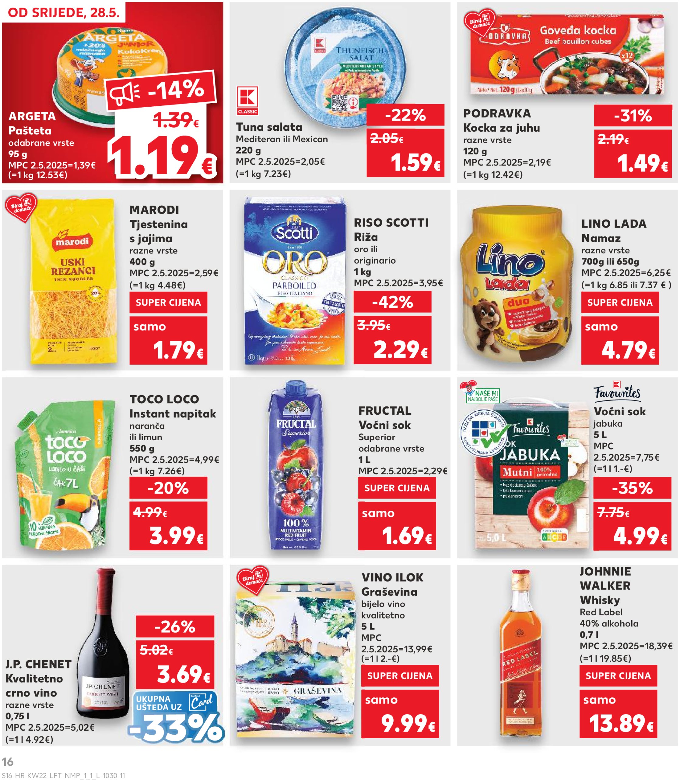 kaufland - Prelistajte ovaj Kaufland katalog, vrijedi od 28.05. do 03.06. - page: 16