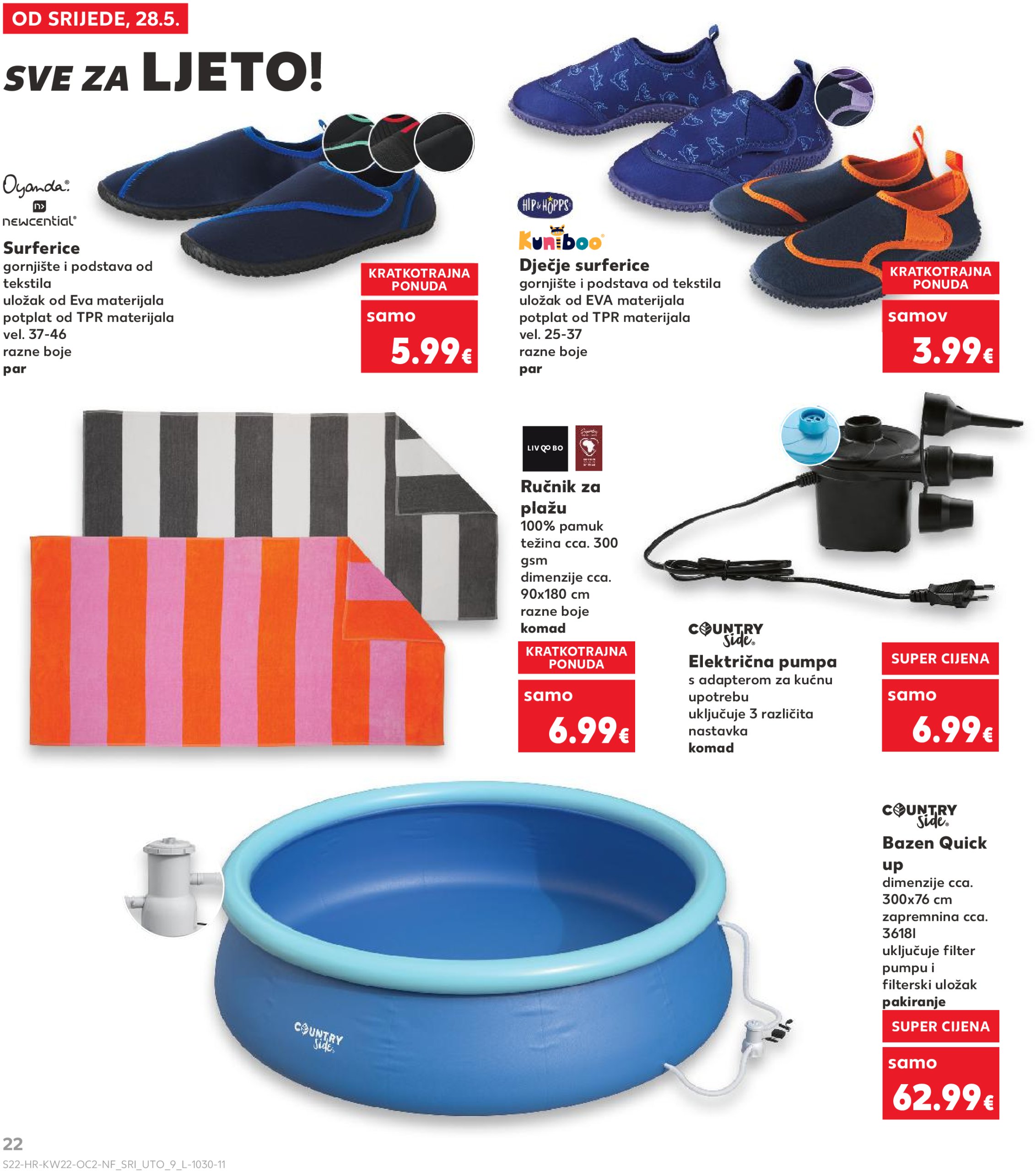 kaufland - Prelistajte ovaj Kaufland - Neprehrambenih proizvoda katalog, vrijedi od 28.05. do 03.06. - page: 22