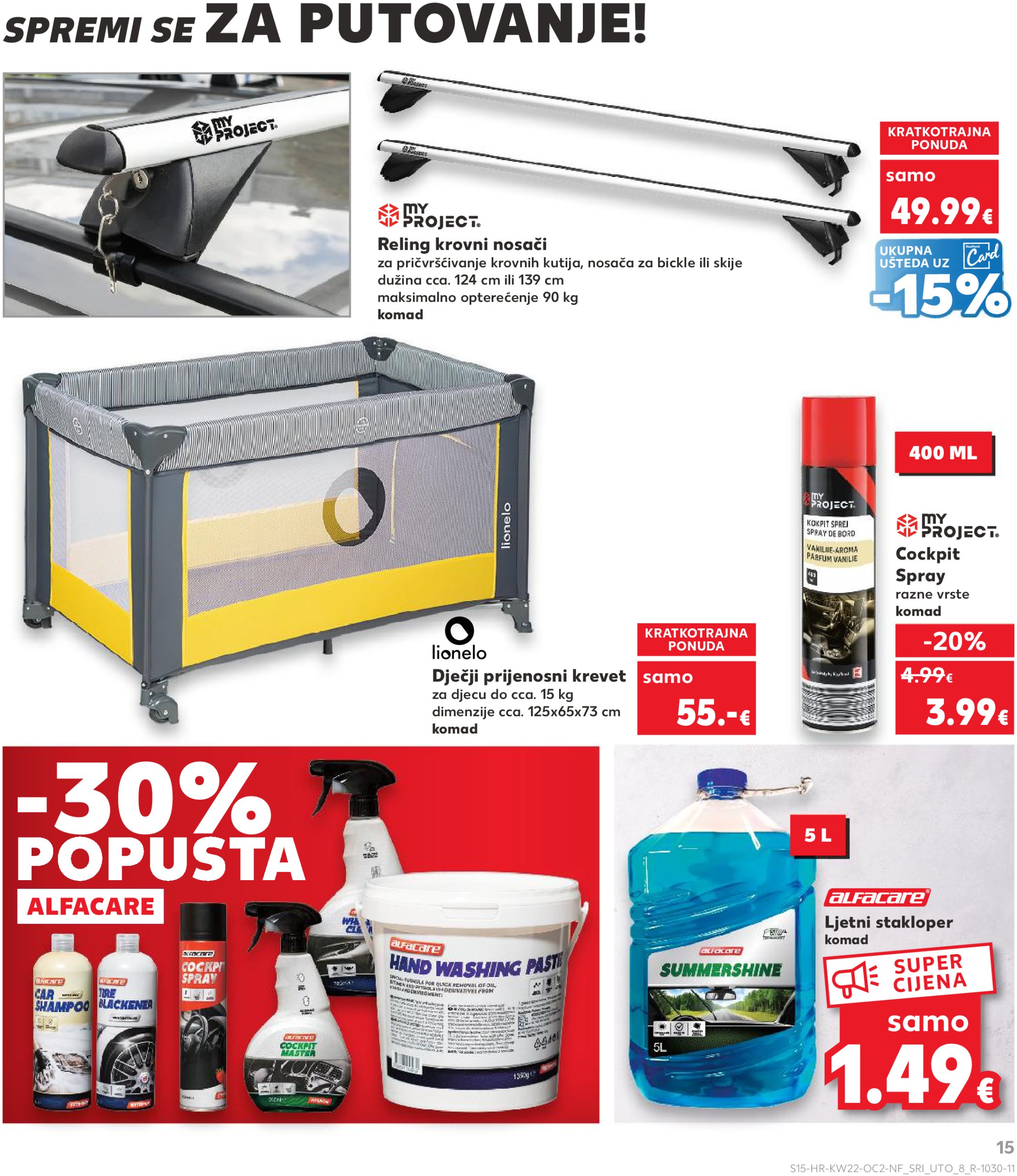 kaufland - Prelistajte ovaj Kaufland - Neprehrambenih proizvoda katalog, vrijedi od 28.05. do 03.06. - page: 15