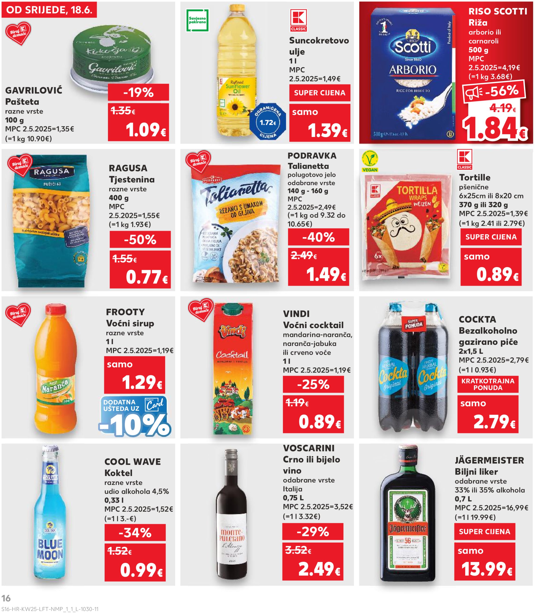 kaufland - Prelistajte katalog Kaufland, vrijedi od 18.06. do 24.06. - page: 16