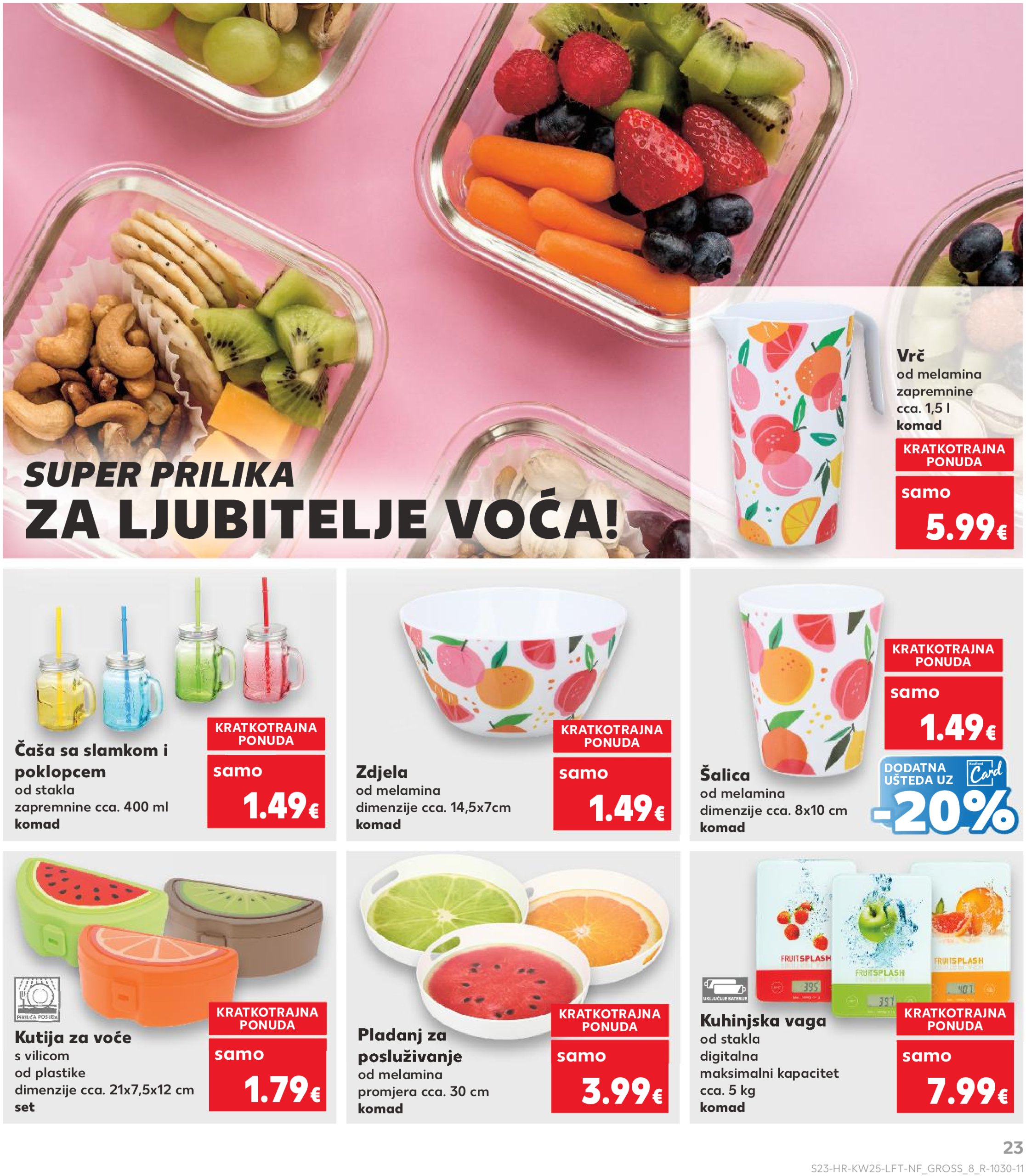 kaufland - Prelistajte katalog Kaufland, vrijedi od 18.06. do 24.06. - page: 23