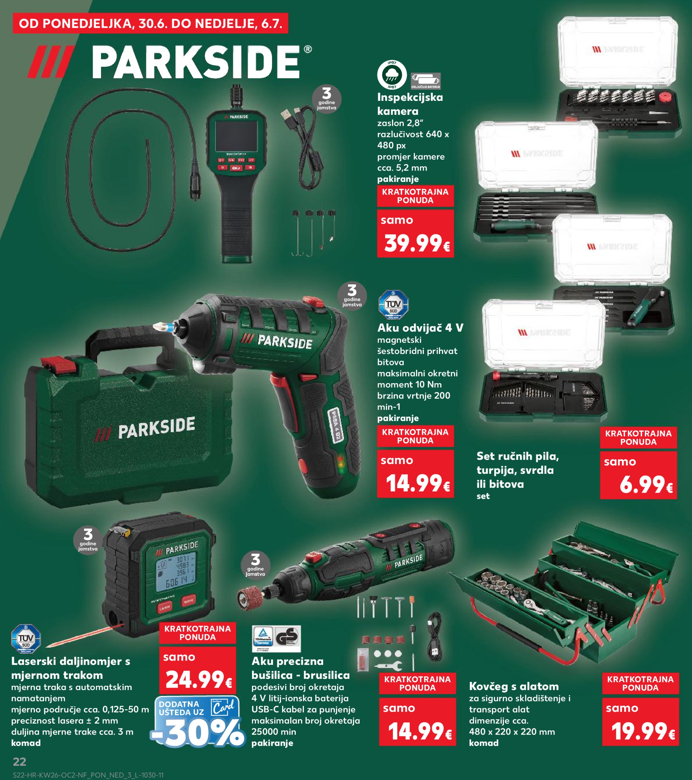 kaufland - Prelistajte katalog Kaufland - Neprehrambenih proizvoda, vrijedi od 25.06. do 01.07. - page: 22