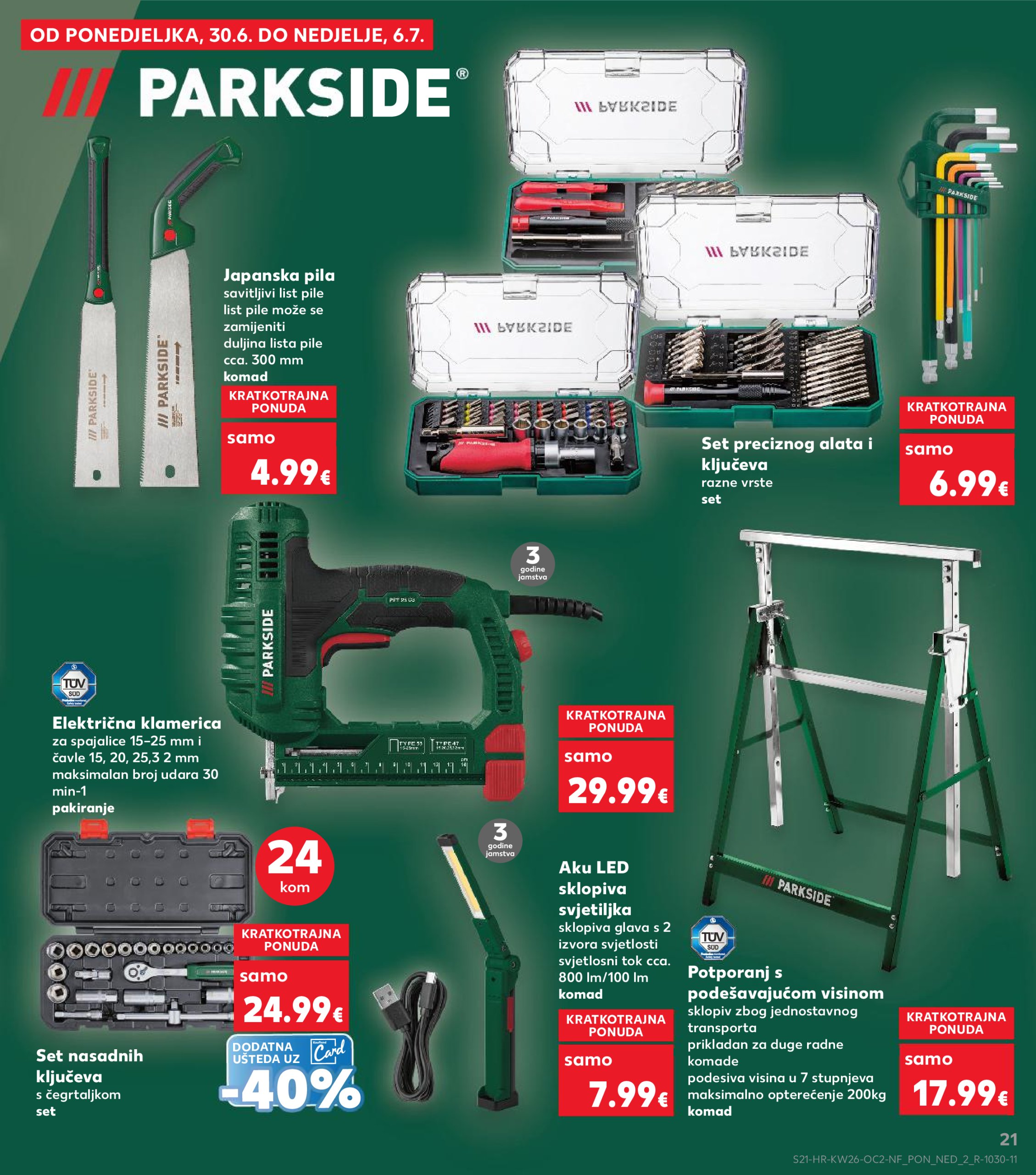 kaufland - Prelistajte katalog Kaufland - Neprehrambenih proizvoda, vrijedi od 25.06. do 01.07. - page: 21