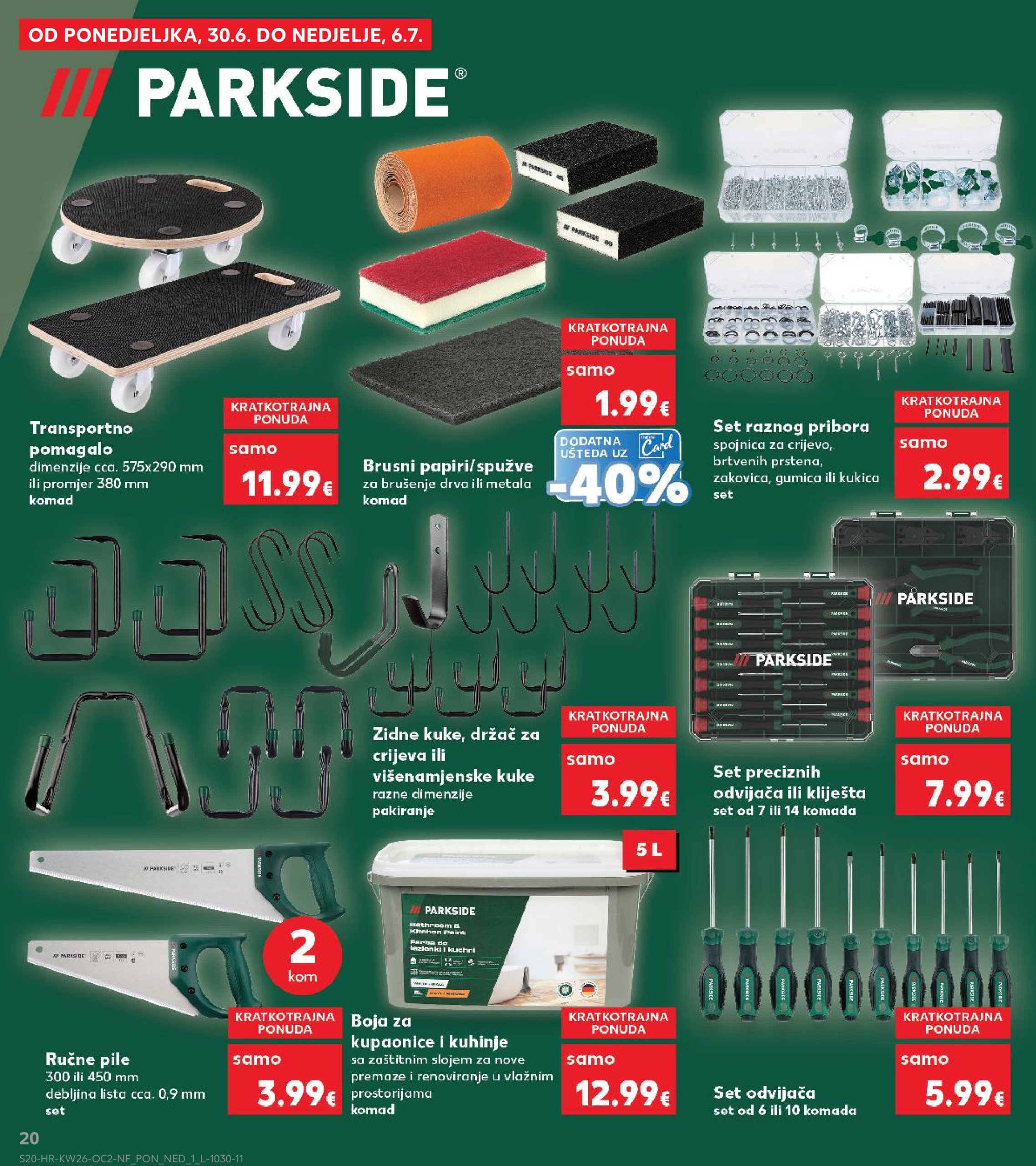 kaufland - Prelistajte katalog Kaufland - Neprehrambenih proizvoda, vrijedi od 25.06. do 01.07. - page: 20