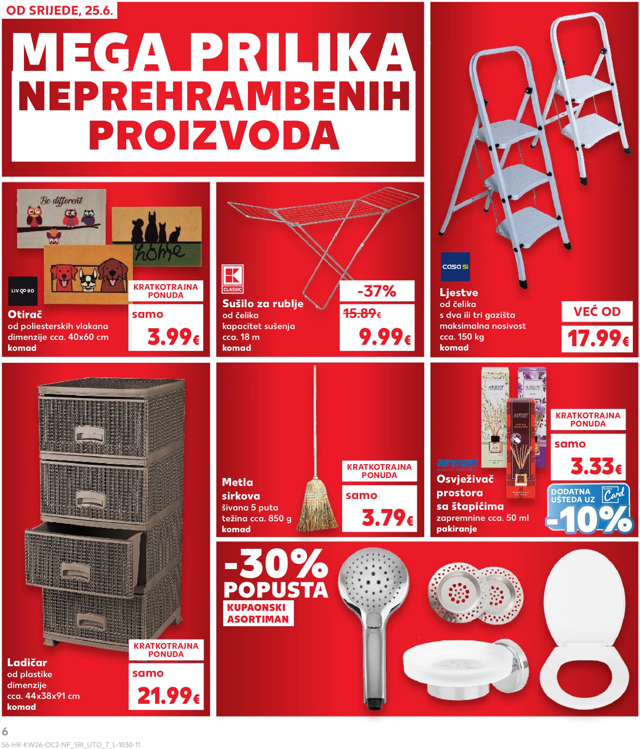 kaufland - Prelistajte katalog Kaufland - Neprehrambenih proizvoda, vrijedi od 25.06. do 01.07. - page: 6