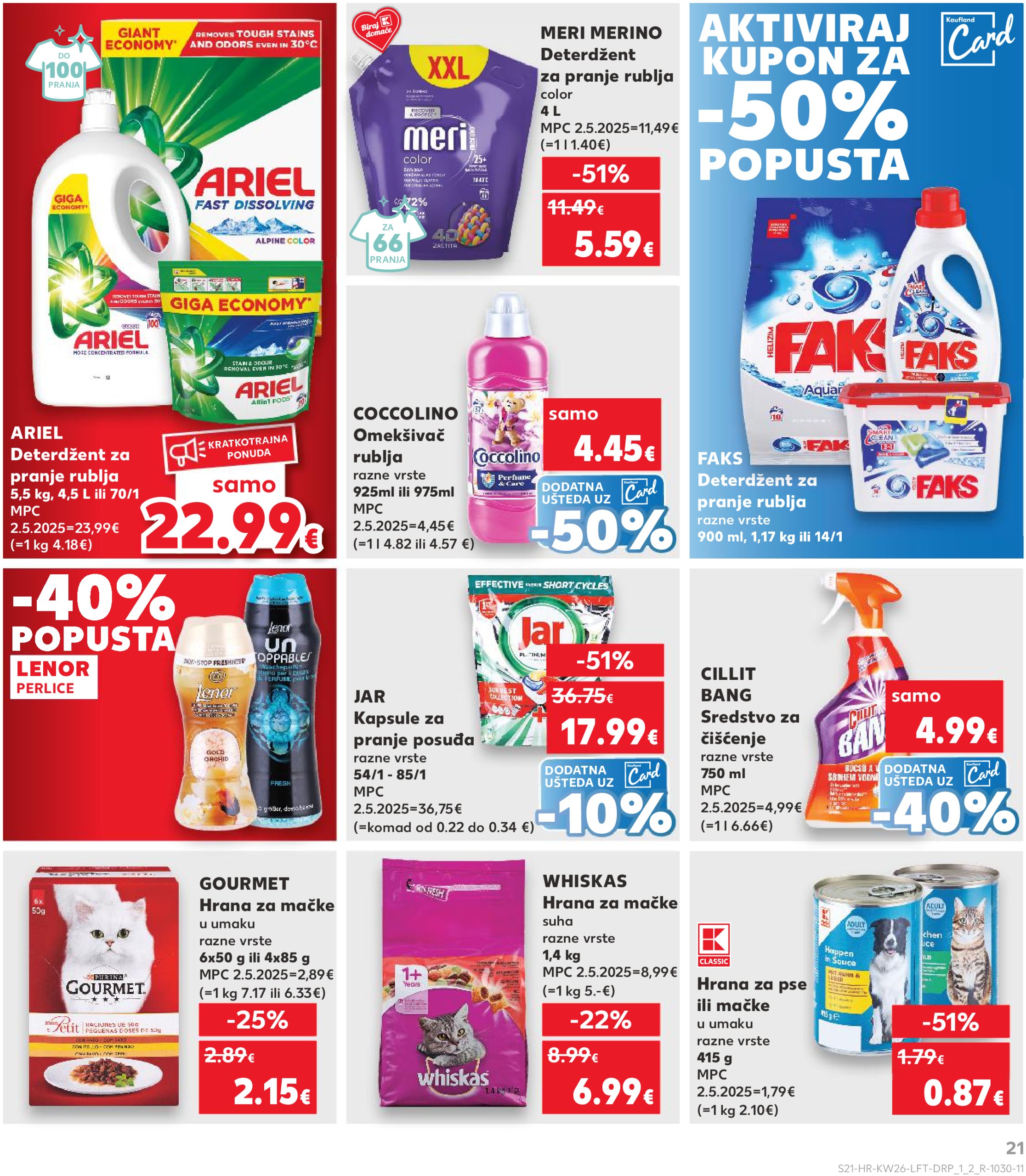 kaufland - Prelistajte katalog Kaufland, vrijedi od 25.06. do 01.07. - page: 21