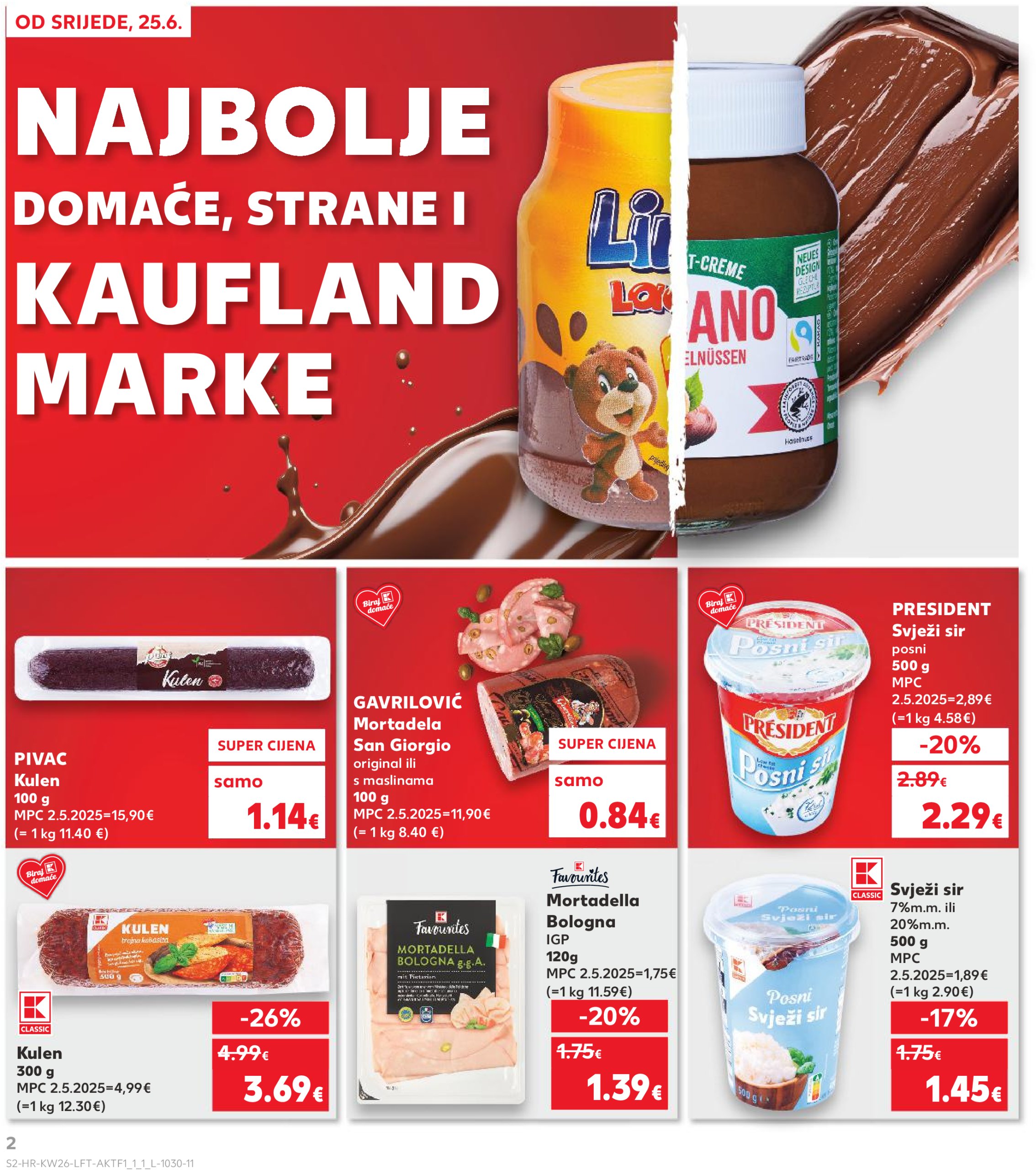 kaufland - Prelistajte katalog Kaufland, vrijedi od 25.06. do 01.07. - page: 2