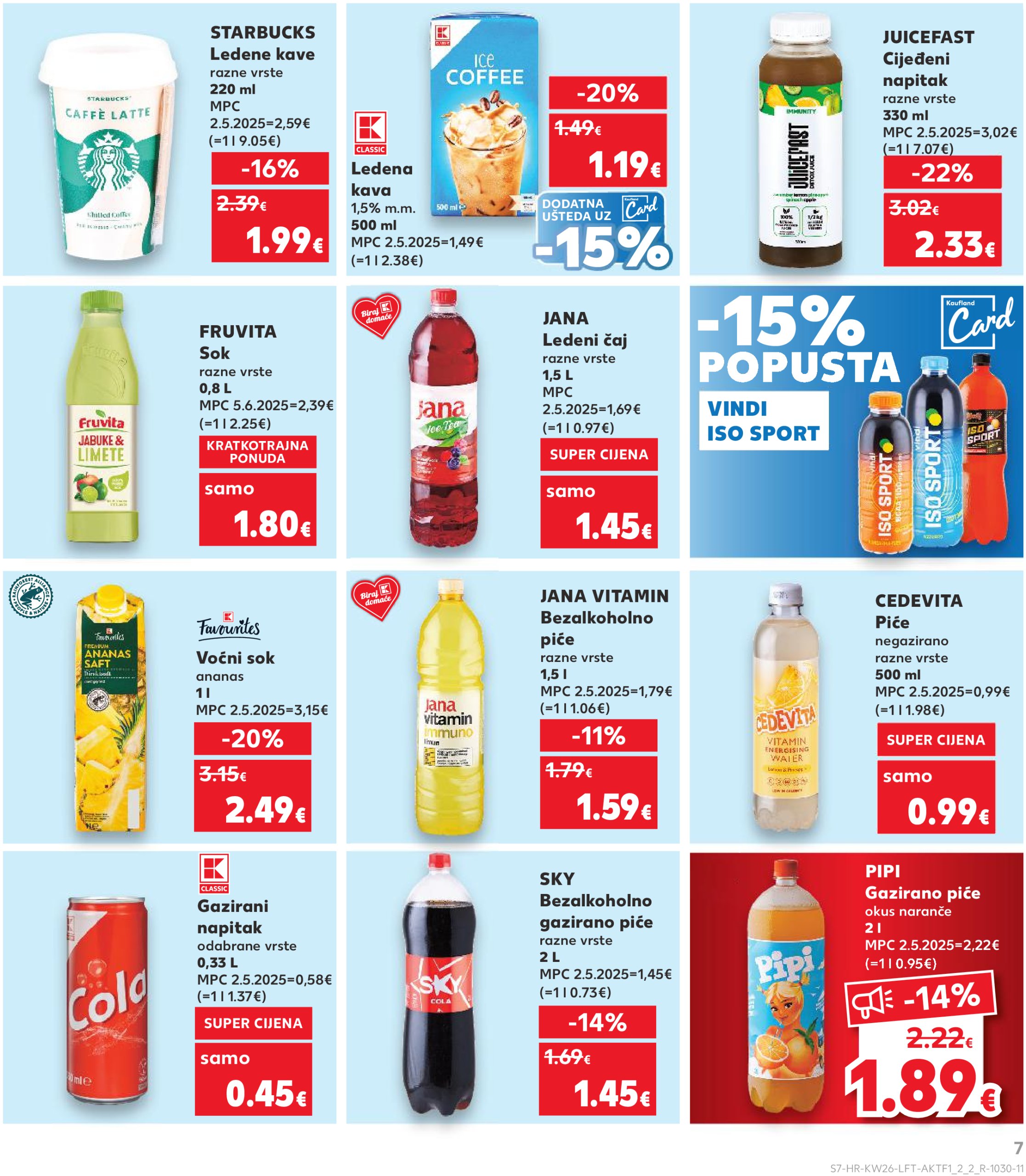 kaufland - Prelistajte katalog Kaufland, vrijedi od 25.06. do 01.07. - page: 7