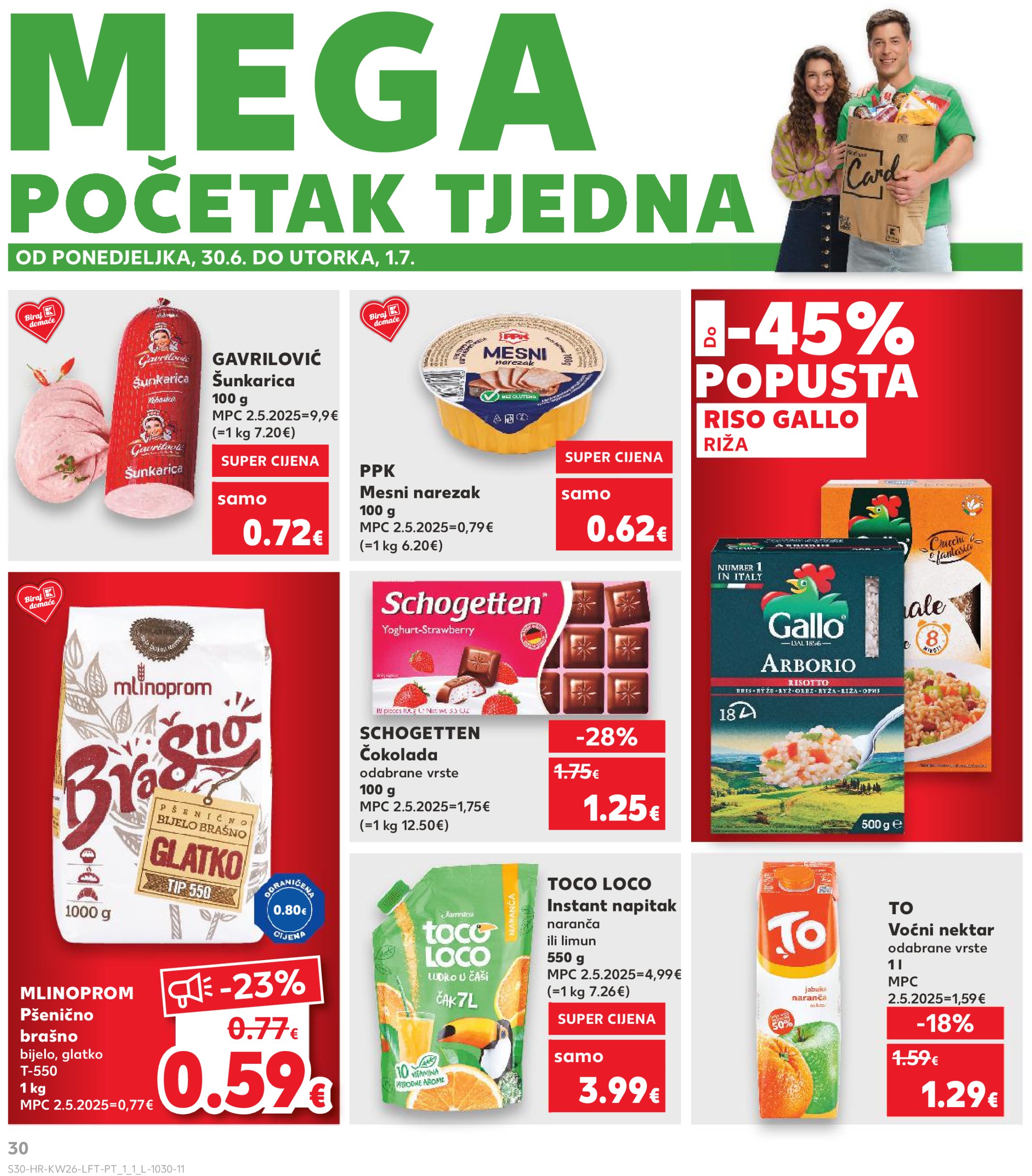 kaufland - Prelistajte katalog Kaufland, vrijedi od 25.06. do 01.07. - page: 30