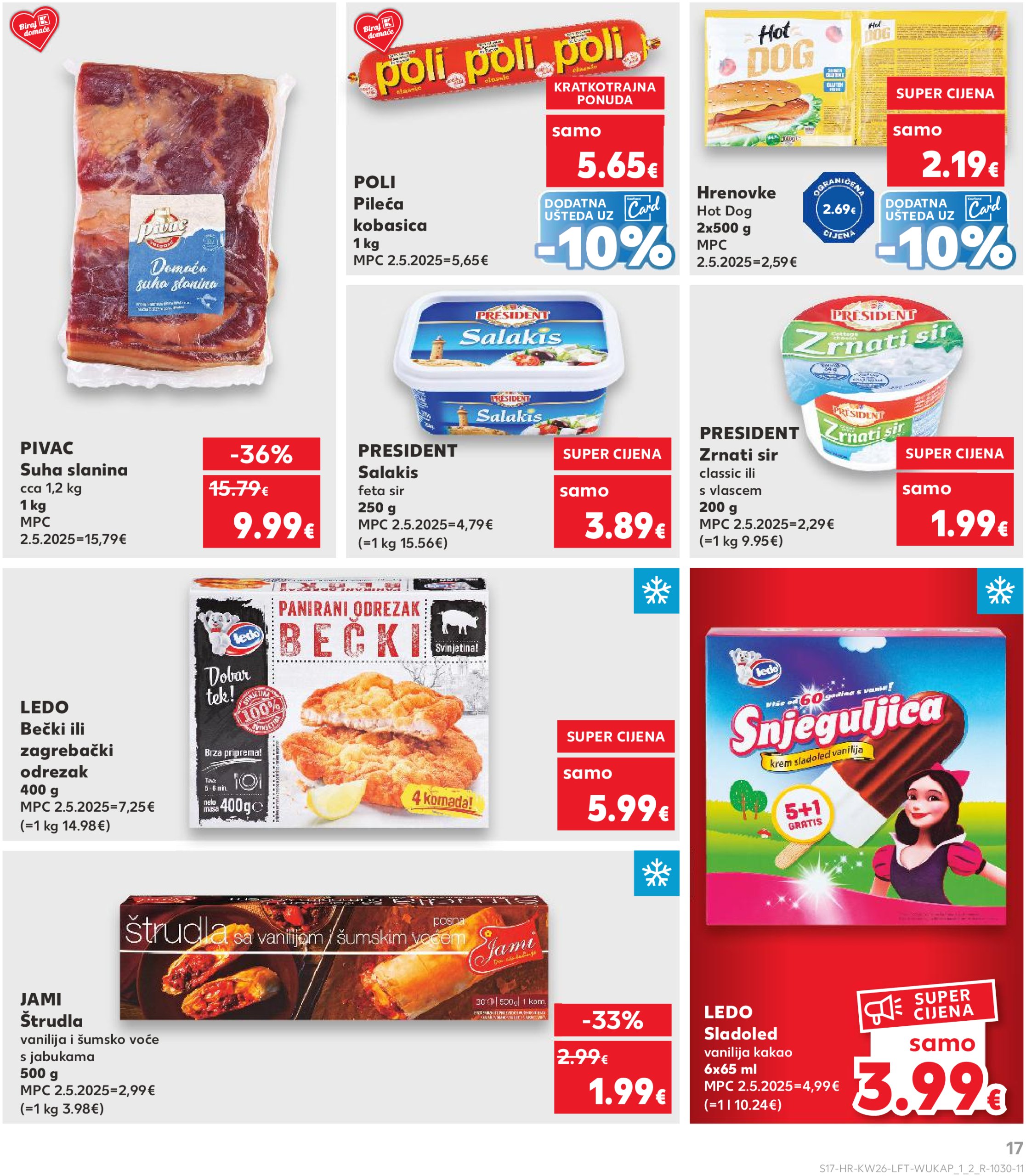 kaufland - Prelistajte katalog Kaufland, vrijedi od 25.06. do 01.07. - page: 17