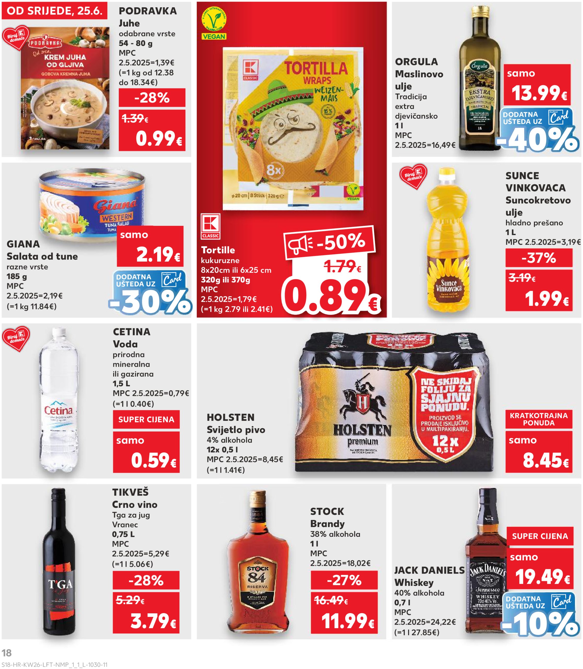 kaufland - Prelistajte katalog Kaufland, vrijedi od 25.06. do 01.07. - page: 18
