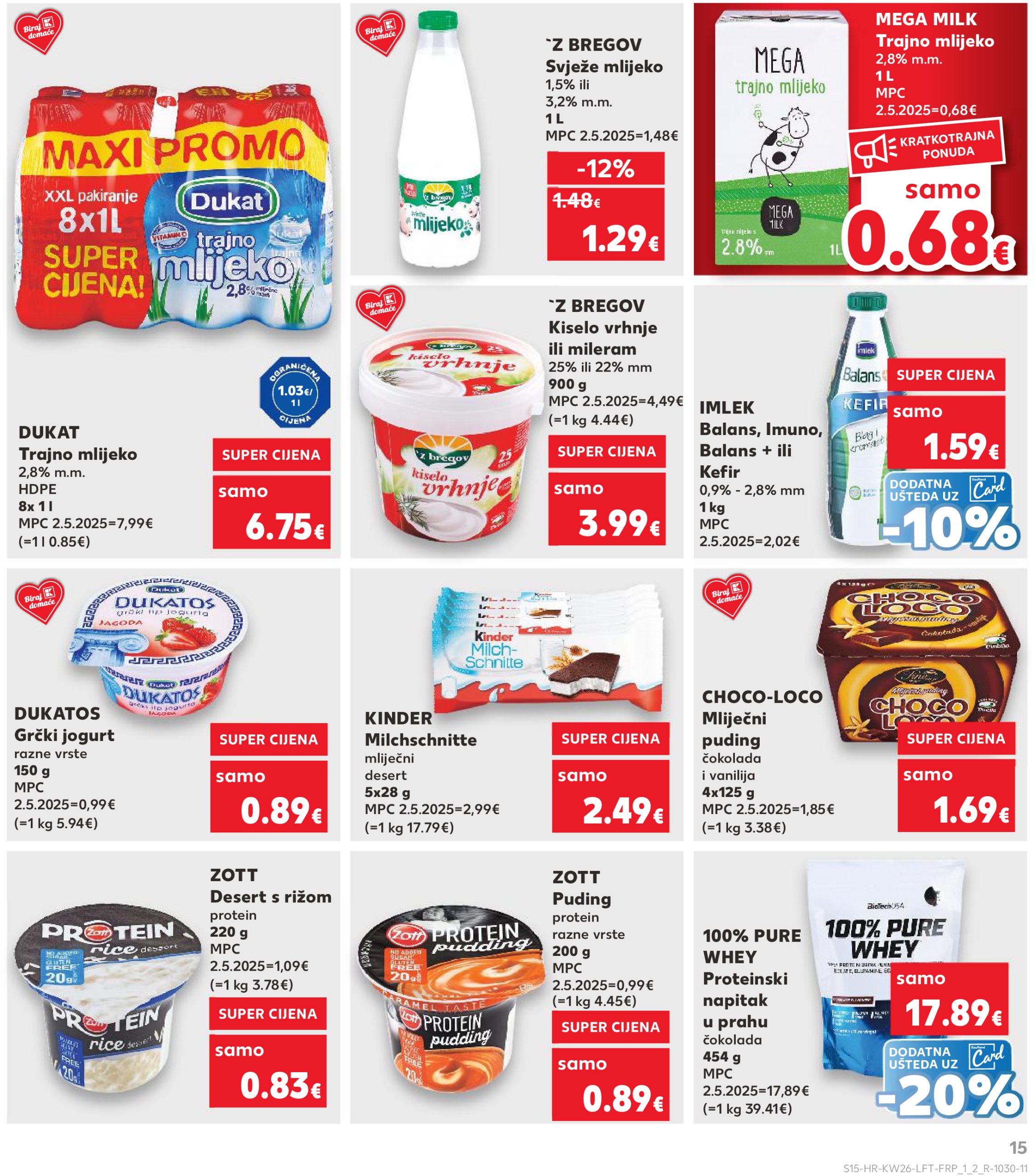 kaufland - Prelistajte katalog Kaufland, vrijedi od 25.06. do 01.07. - page: 15