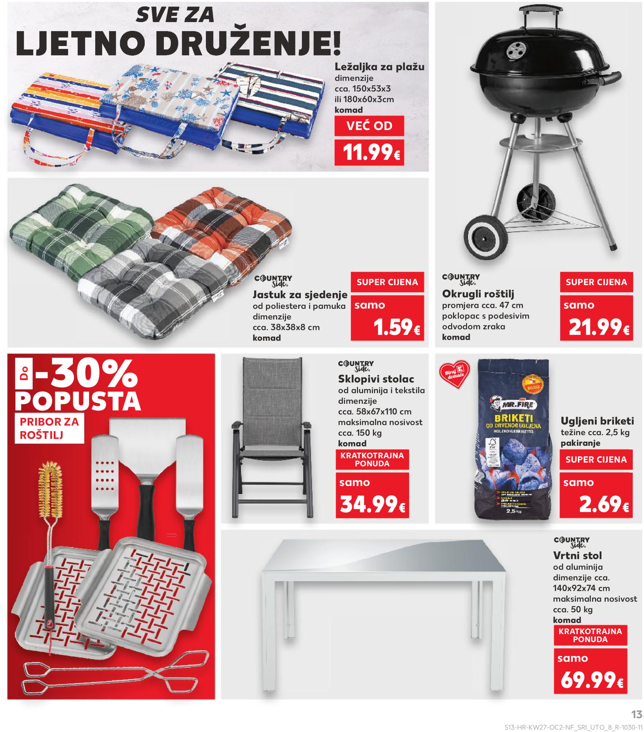kaufland - Prelistajte katalog Kaufland - Neprehrambenih proizvoda, vrijedi od 02.07. do 08.07. - page: 13