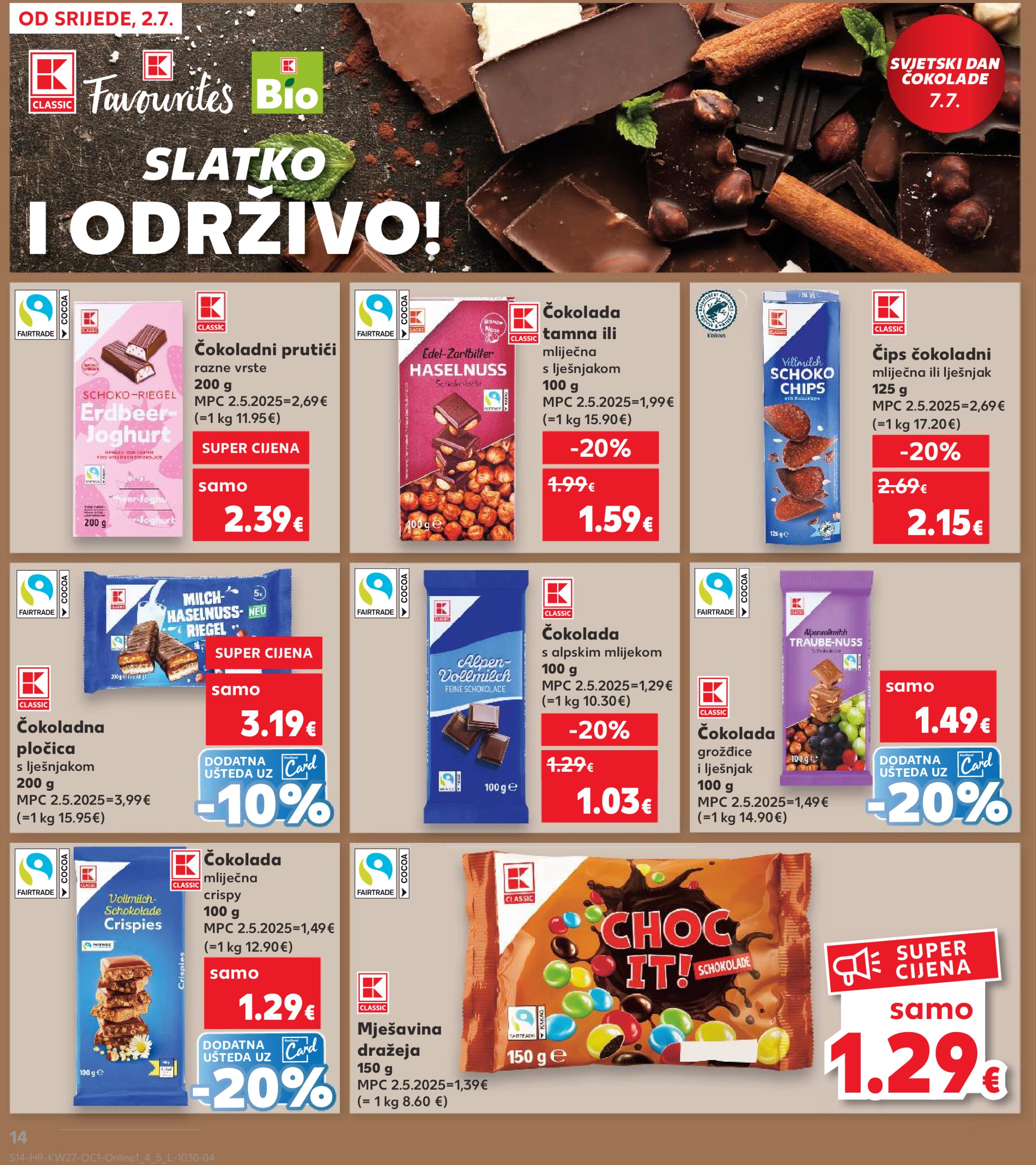 kaufland - Prelistajte katalog Kaufland - Želiš još bogatiju ponudu, vrijedi od 02.07. do 08.07. - page: 14