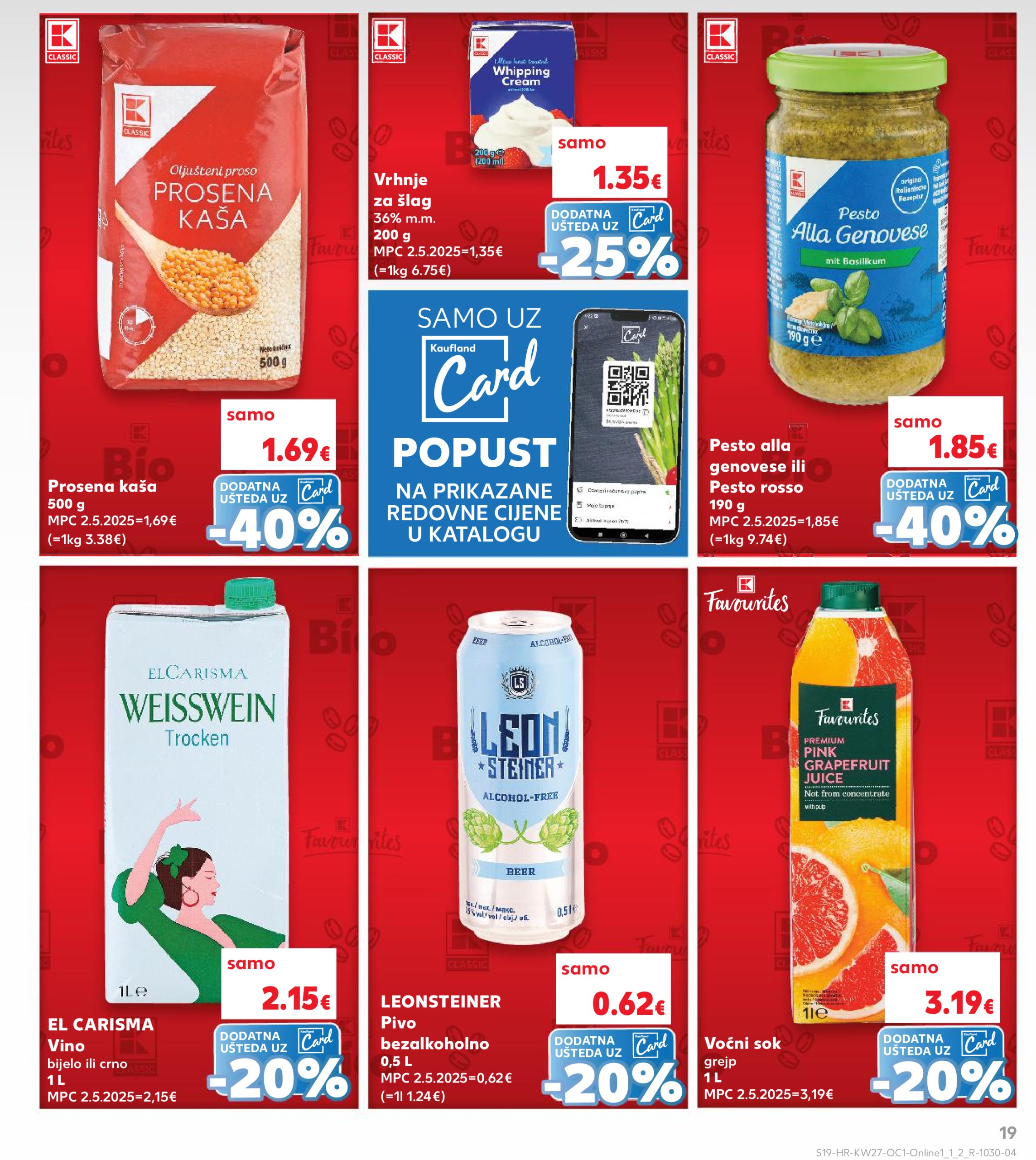 kaufland - Prelistajte katalog Kaufland - Želiš još bogatiju ponudu, vrijedi od 02.07. do 08.07. - page: 19