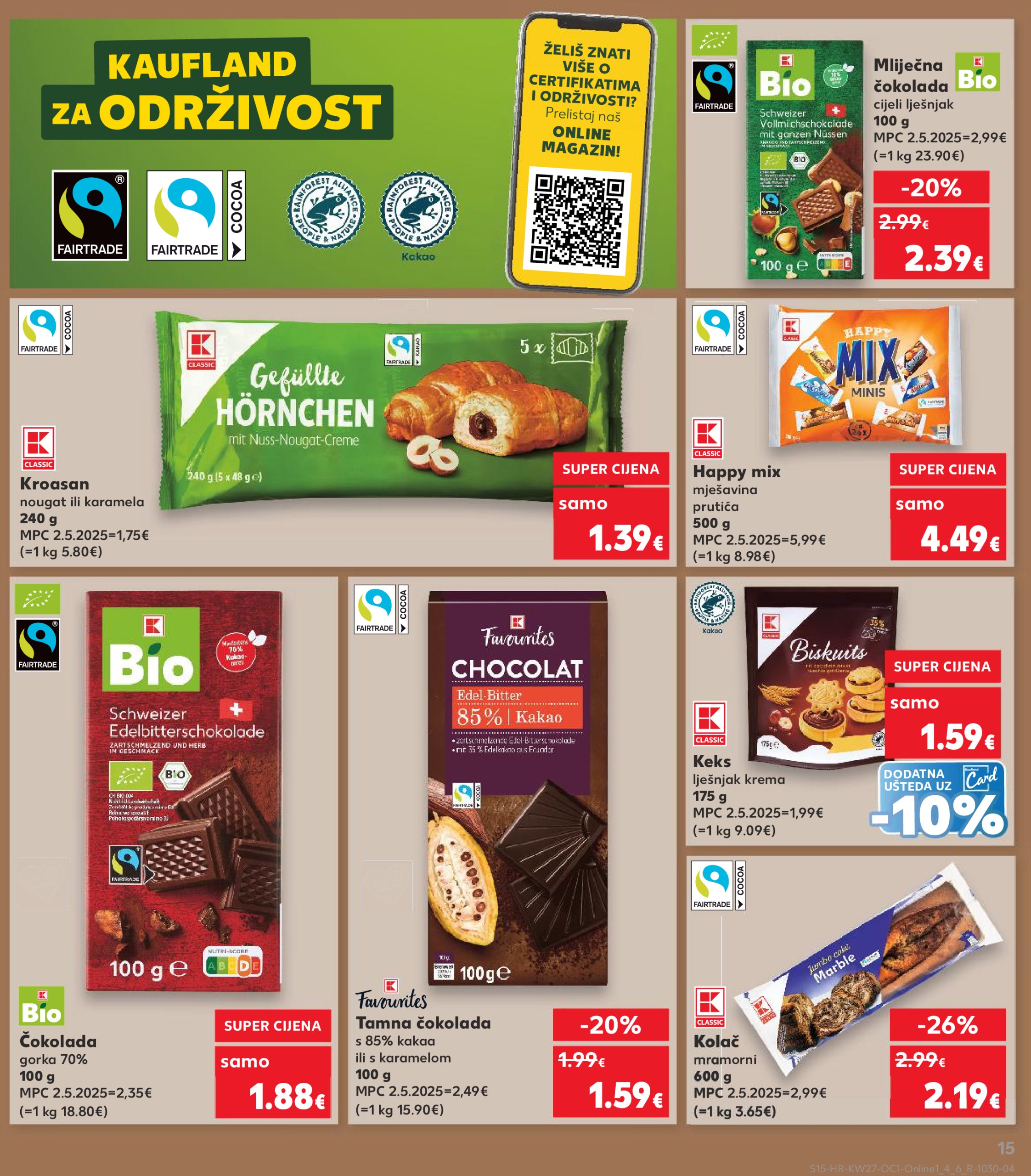 kaufland - Prelistajte katalog Kaufland - Želiš još bogatiju ponudu, vrijedi od 02.07. do 08.07. - page: 15